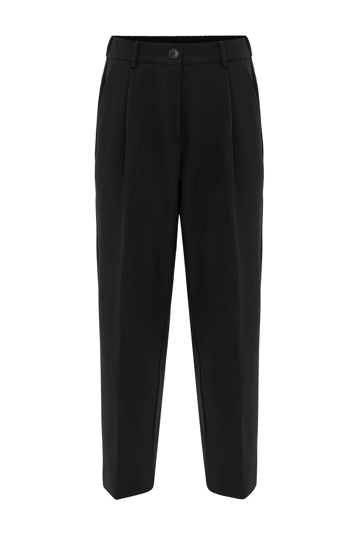 Antioch Kadın Yüksek Bel Straight Fit Kısa Pantolon