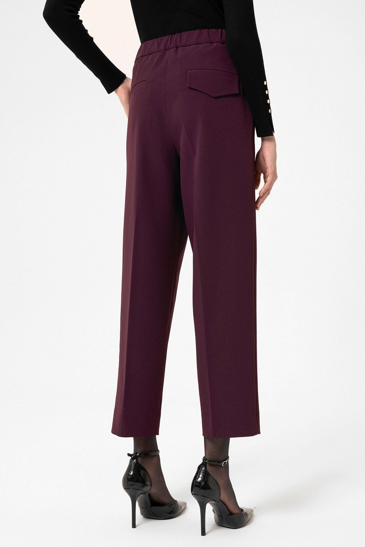 Antioch Kadın Yüksek Bel Straight Fit Kısa Pantolon