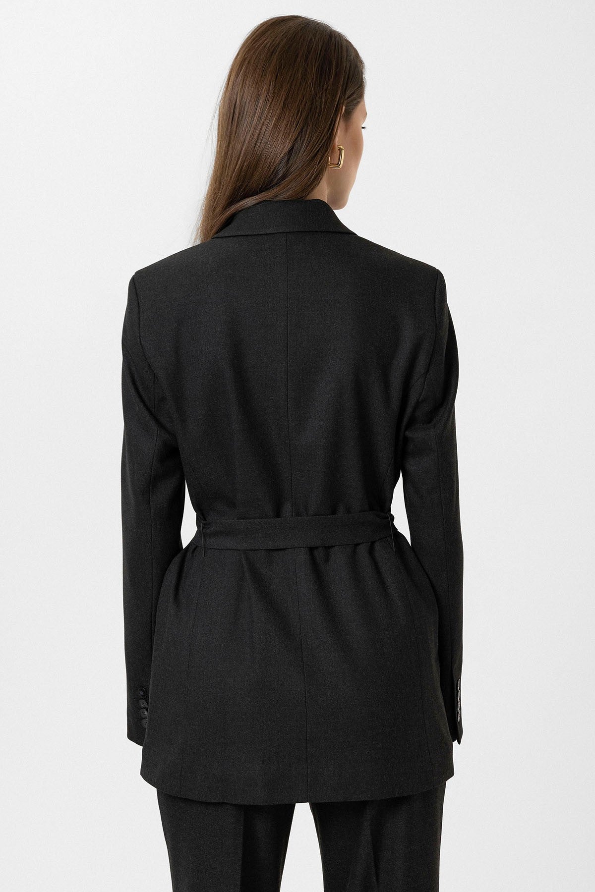 Antioch Kadın Kemerli Blazer Ceket