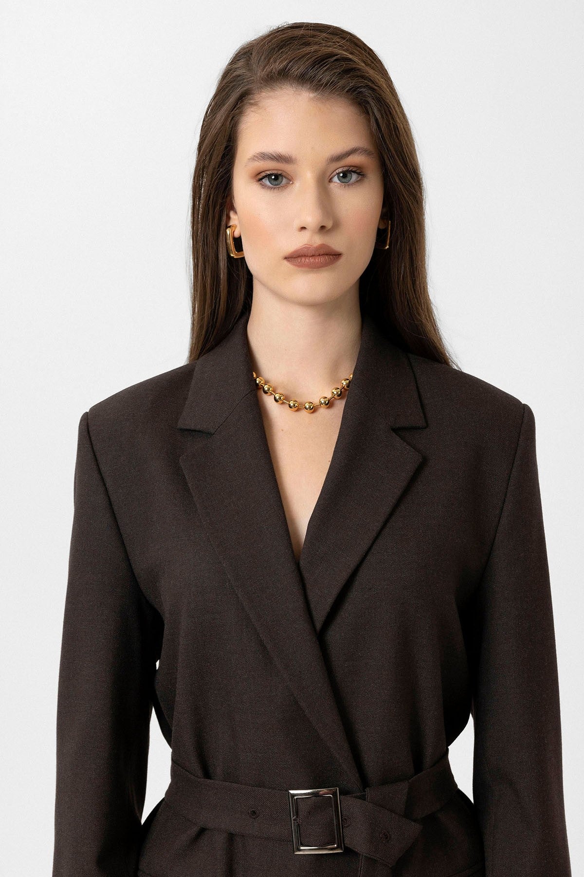 Antioch Kadın Kemerli Blazer Ceket