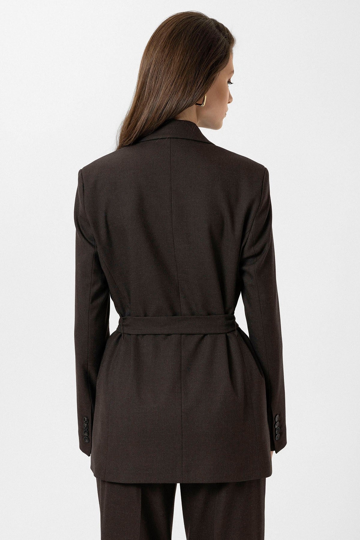 Antioch Kadın Kemerli Blazer Ceket