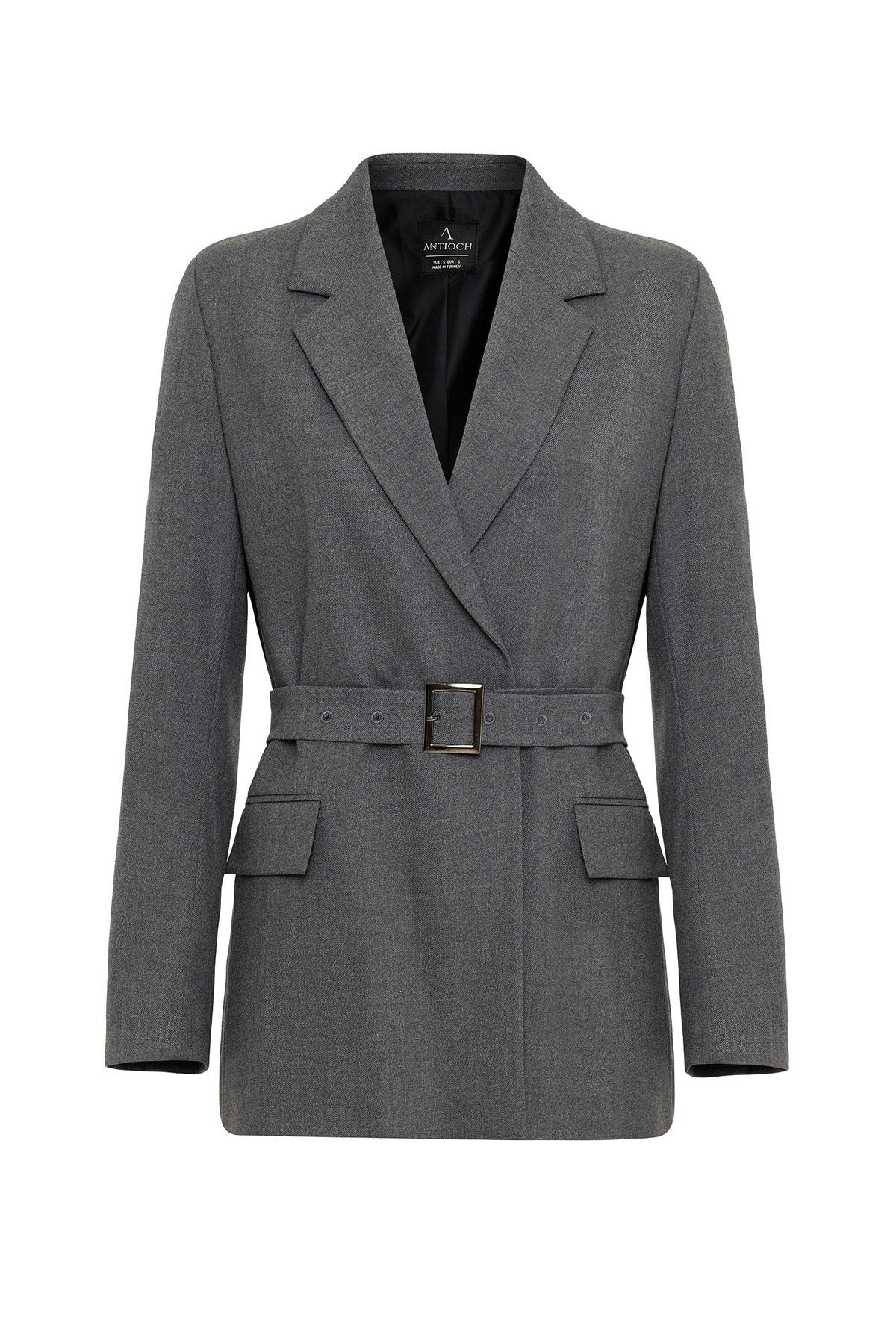 Antioch Kadın Kemerli Blazer Ceket