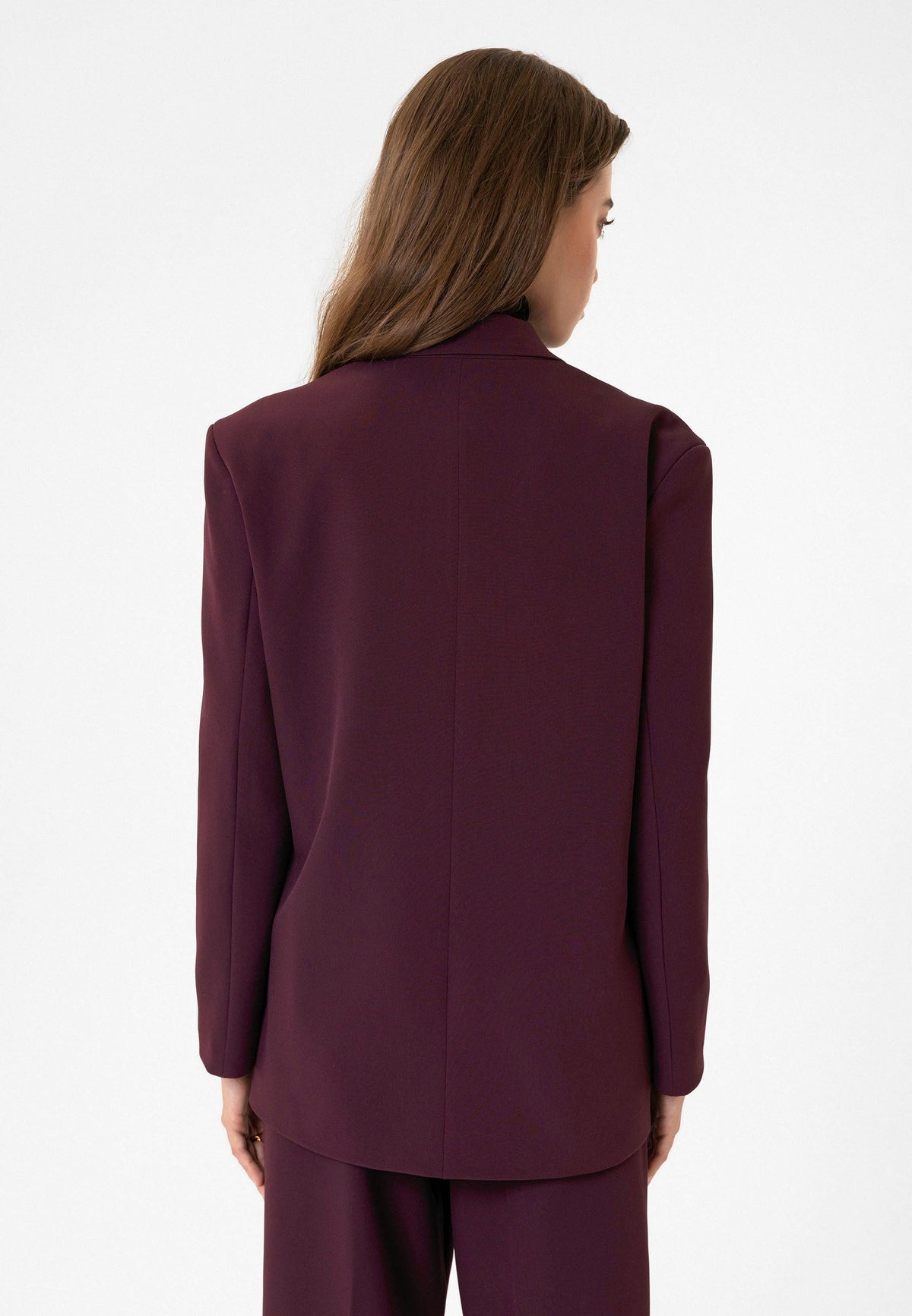 Antioch Kadın Kruvaze Kapama Oversize Blazer Ceket