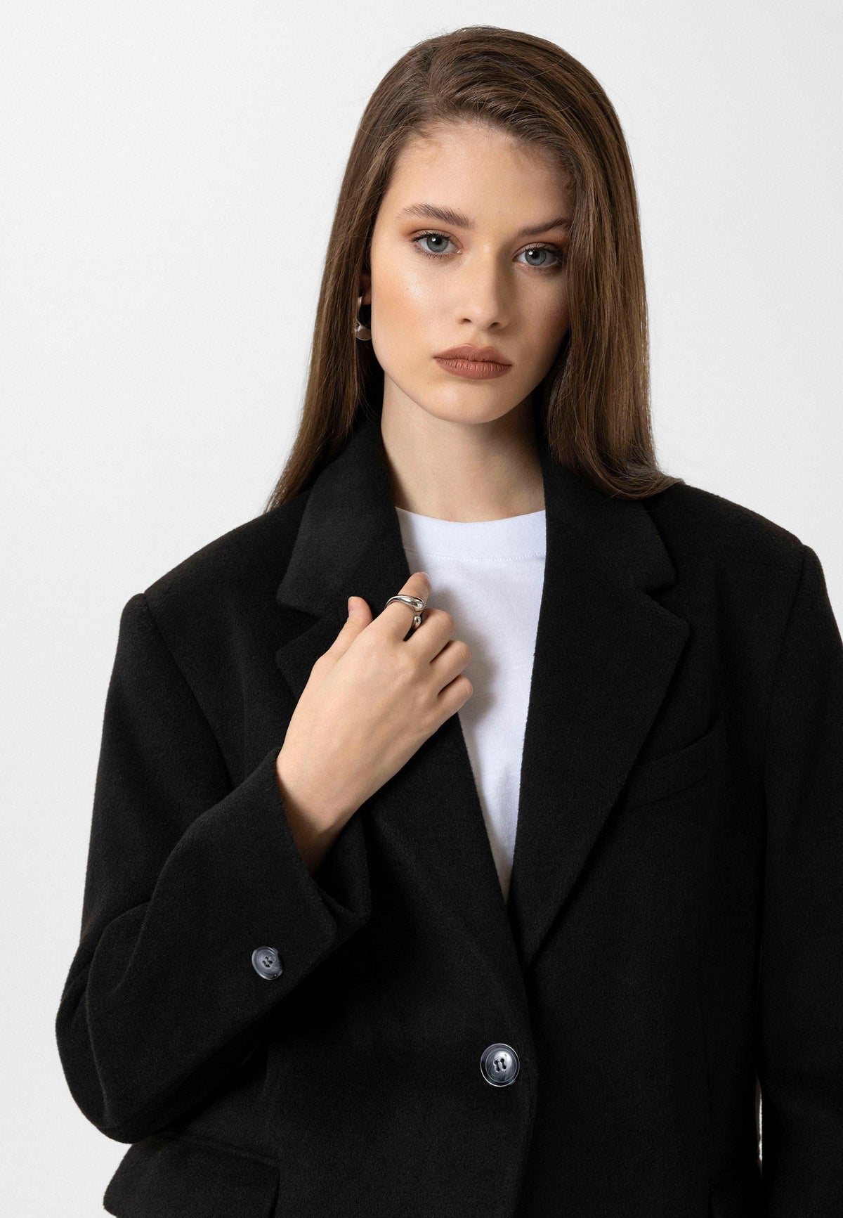 Antioch Kadın Yün Karışımlı Blazer Ceket