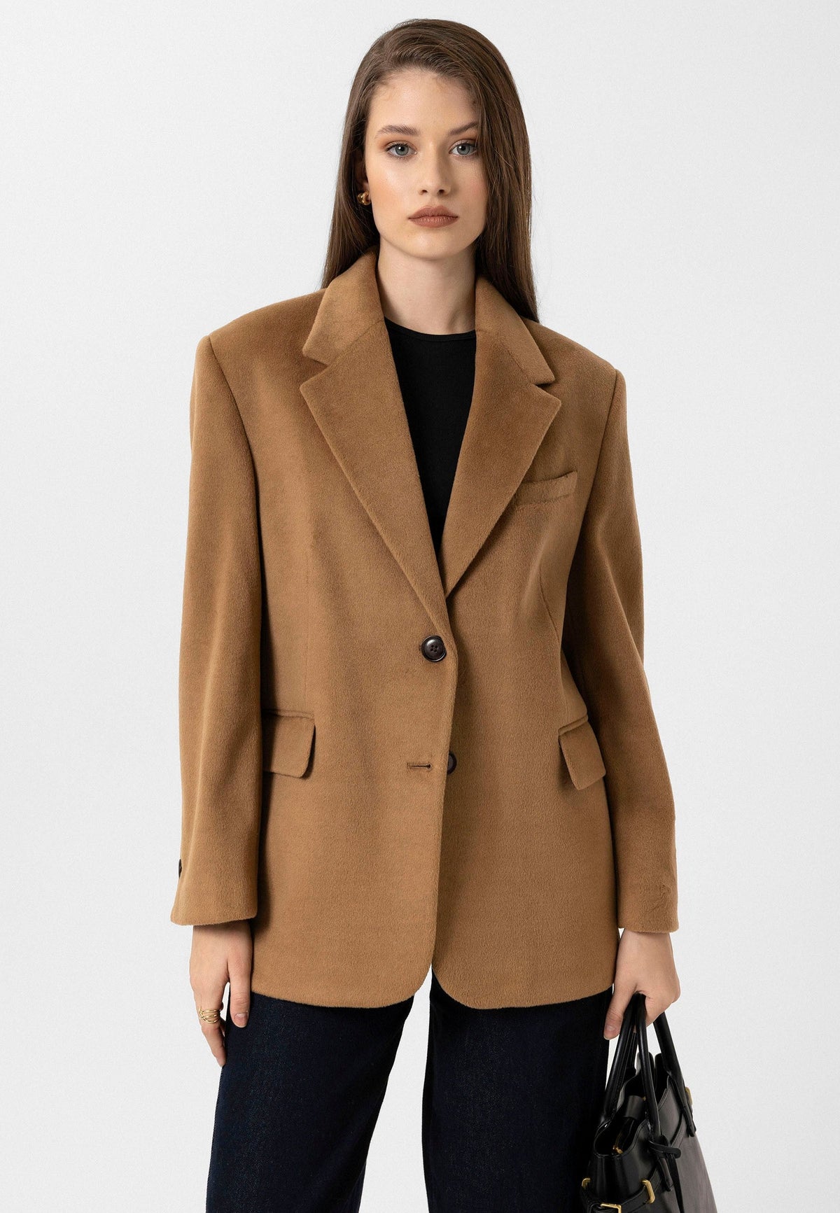 Antioch Kadın Yün Karışımlı Blazer Ceket