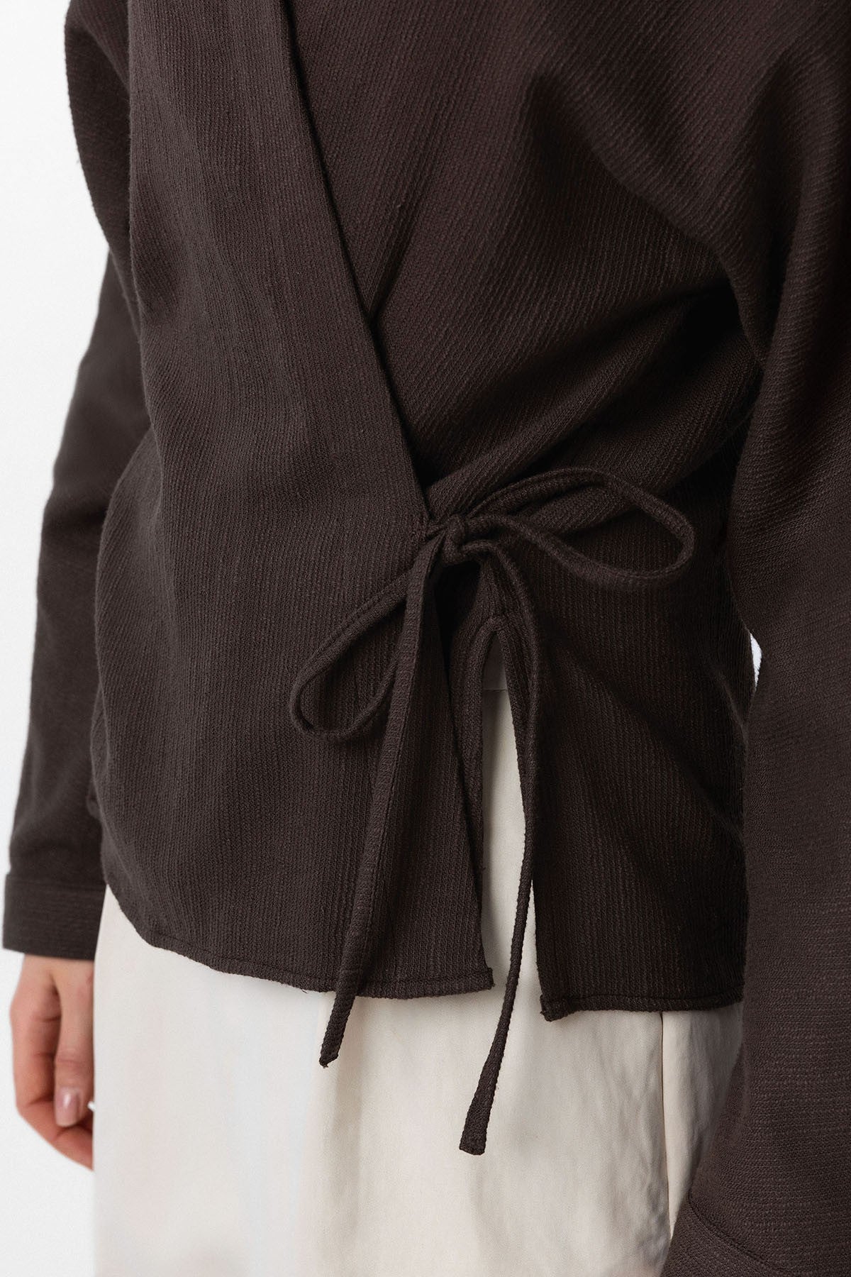 Antioch Bağlamalı Kimono Kadın Gömlek
