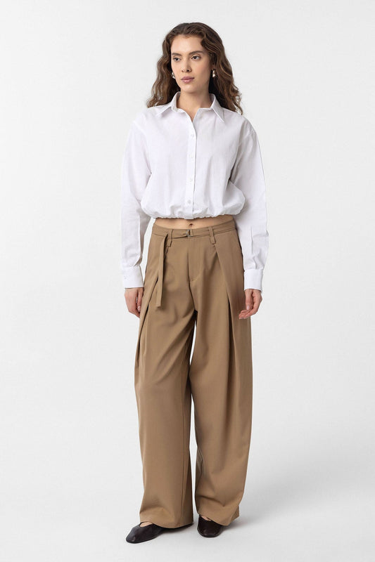 Antioch Crop Poplin Kadın Gömlek