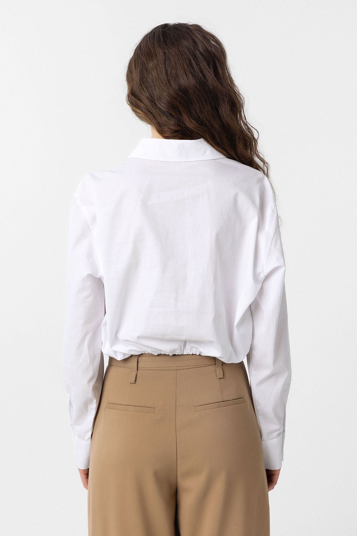 Antioch Crop Poplin Kadın Gömlek