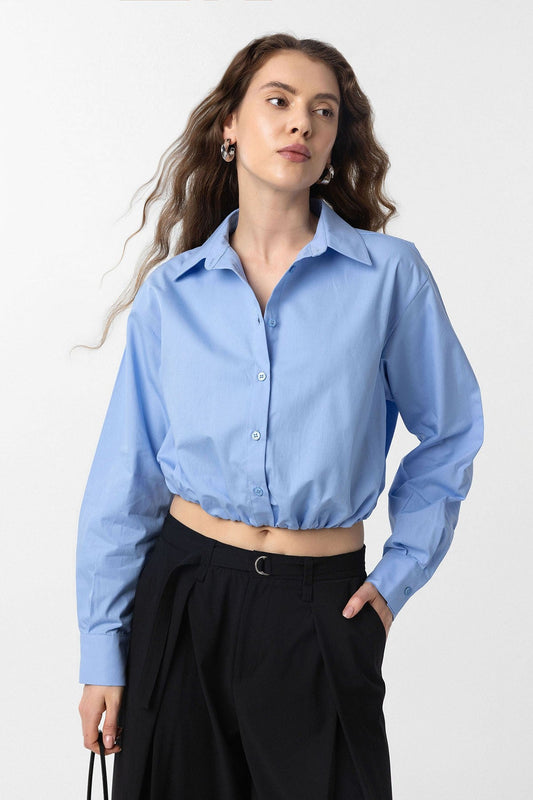 Antioch Crop Poplin Kadın Gömlek