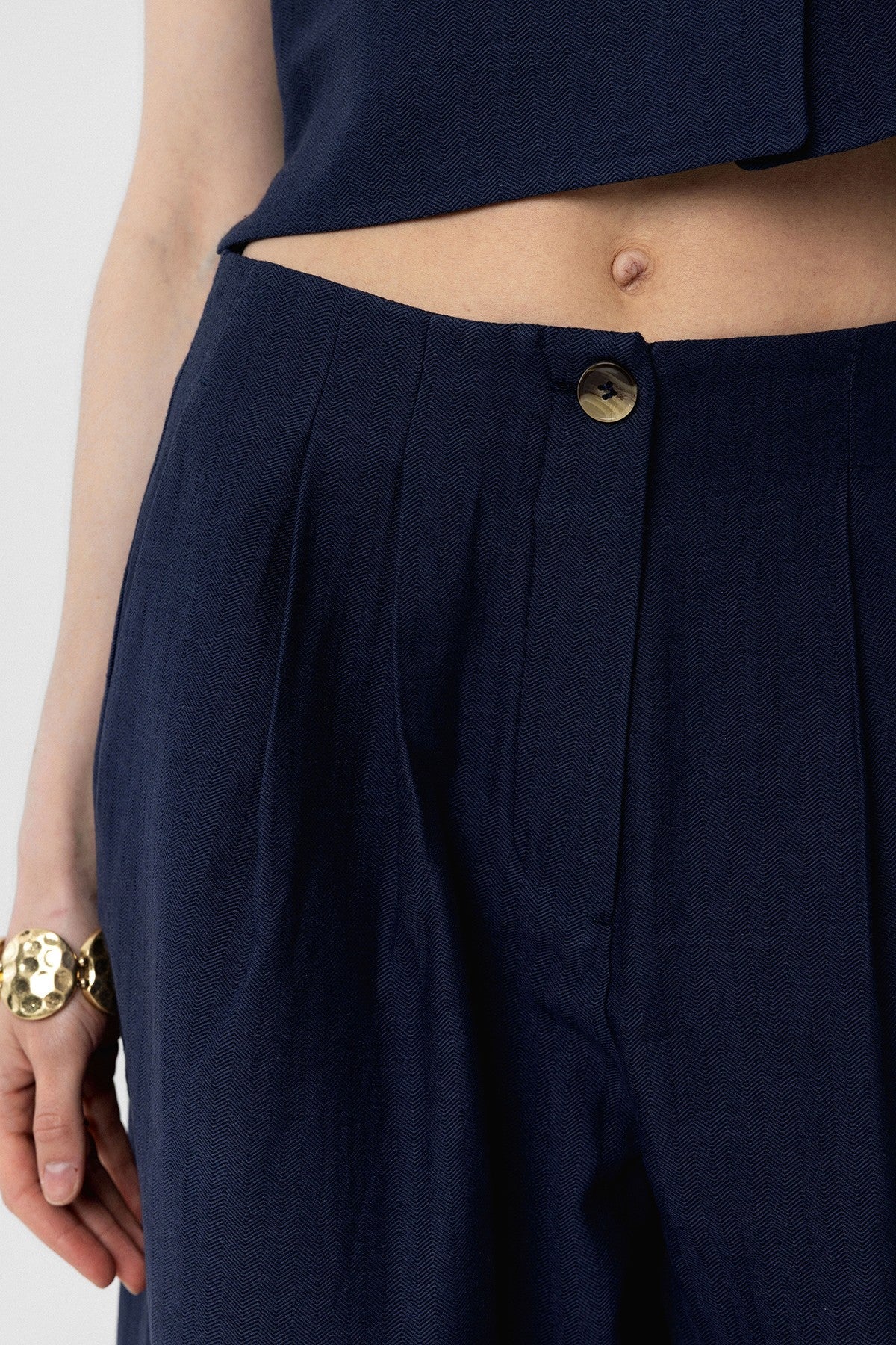 Antioch Keten Karışımlı Kadın Culotte Pantolon