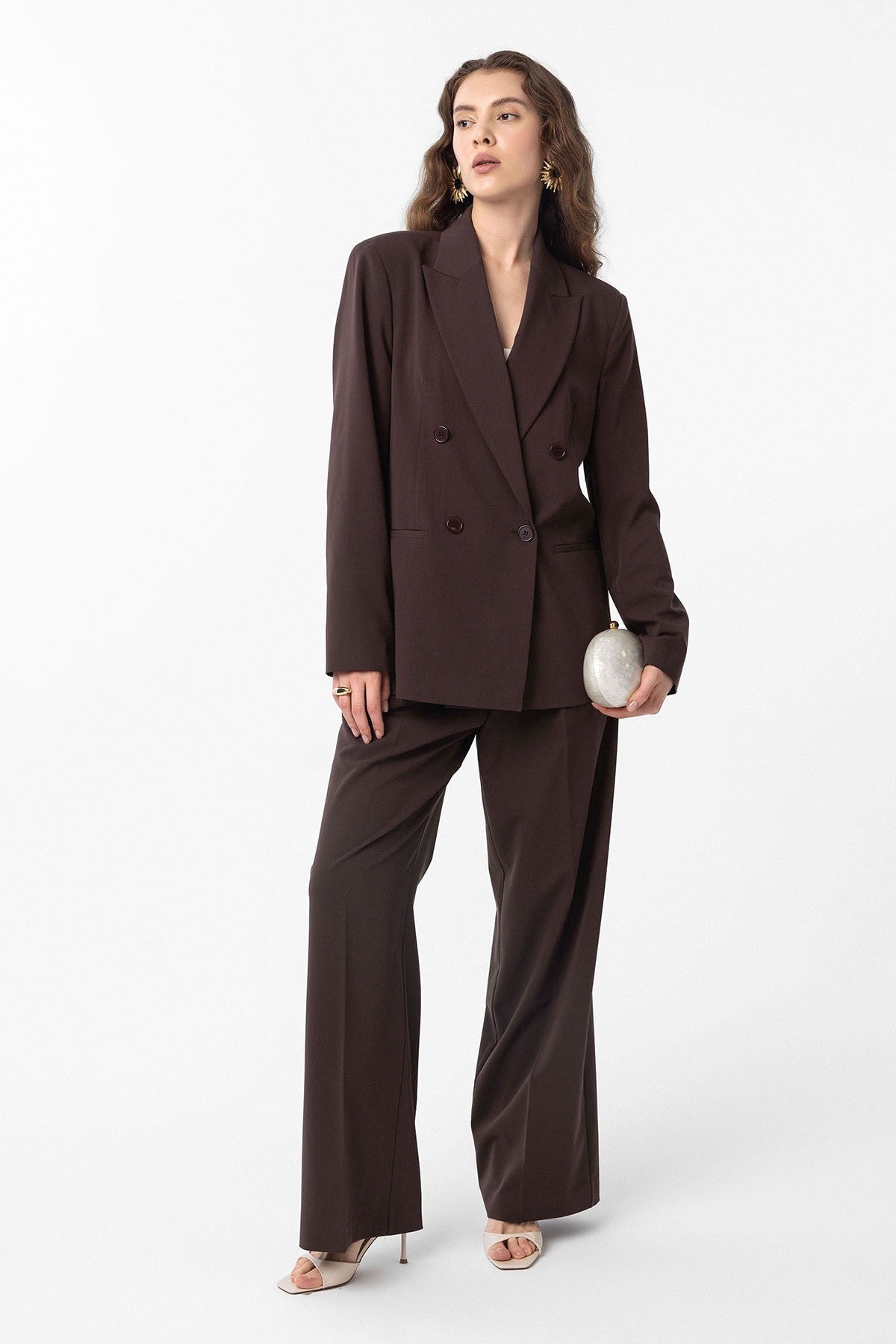 Antioch Regular Fit Kruvaze Kadın Blazer Ceket