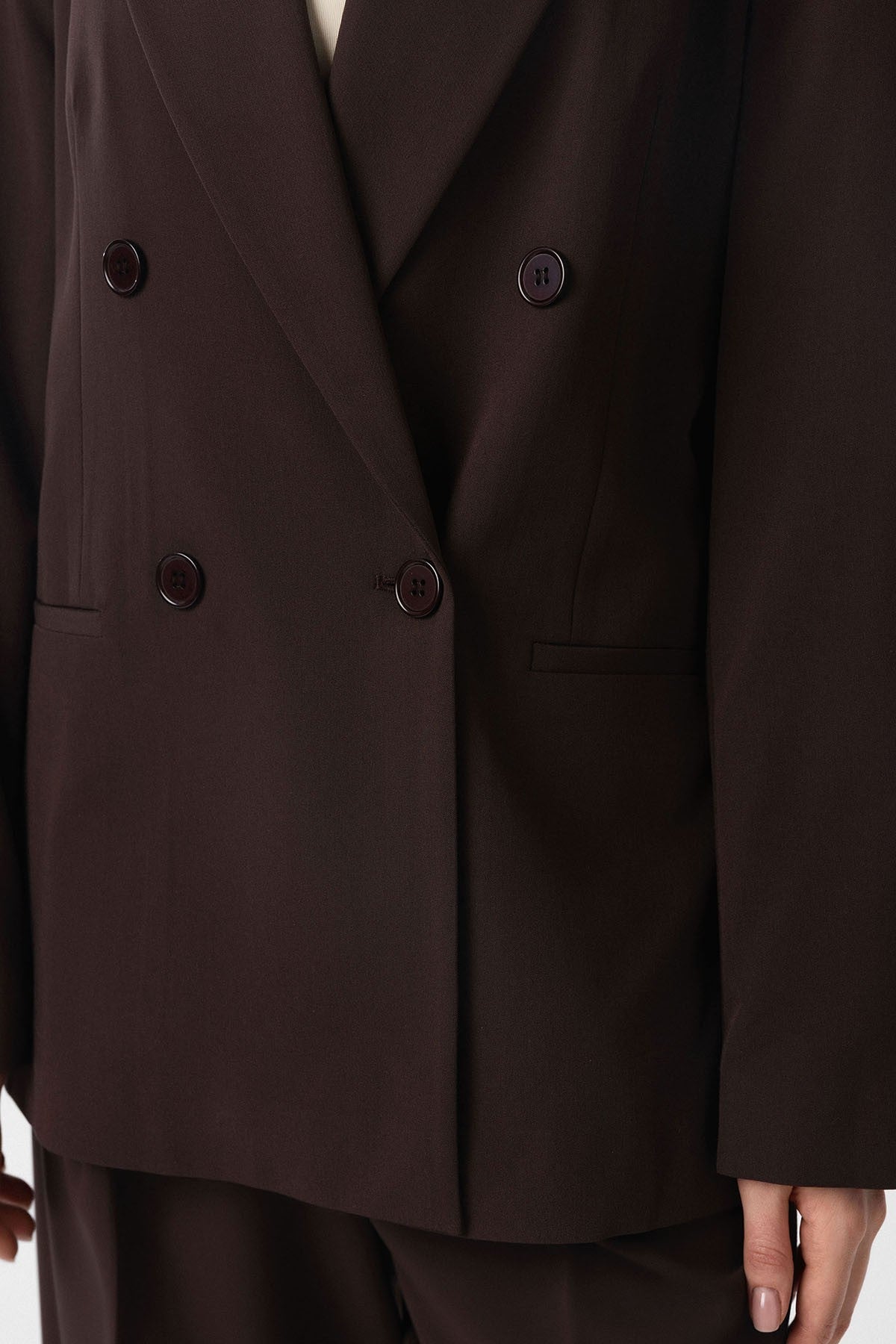 Antioch Regular Fit Kruvaze Kadın Blazer Ceket