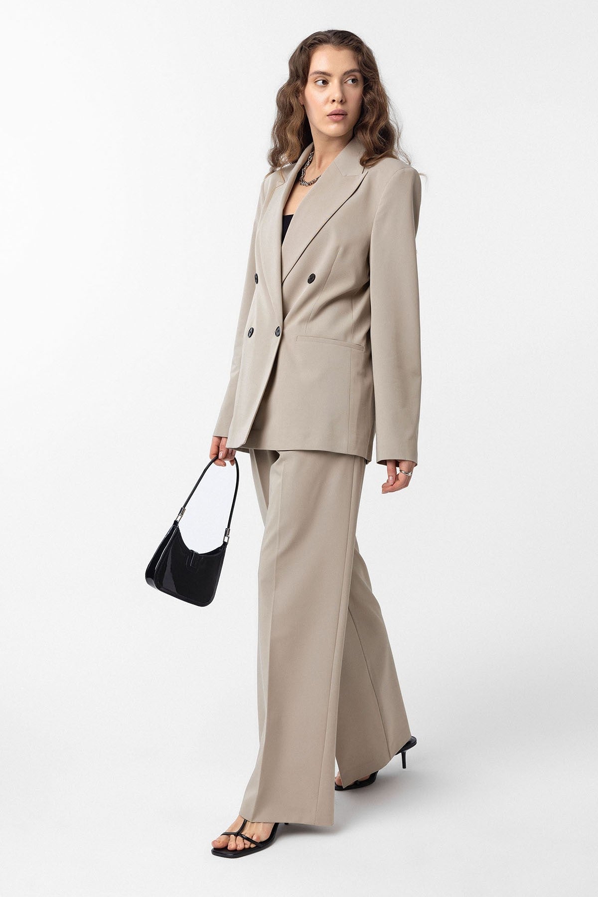 Antioch Regular Fit Kruvaze Kadın Blazer Ceket