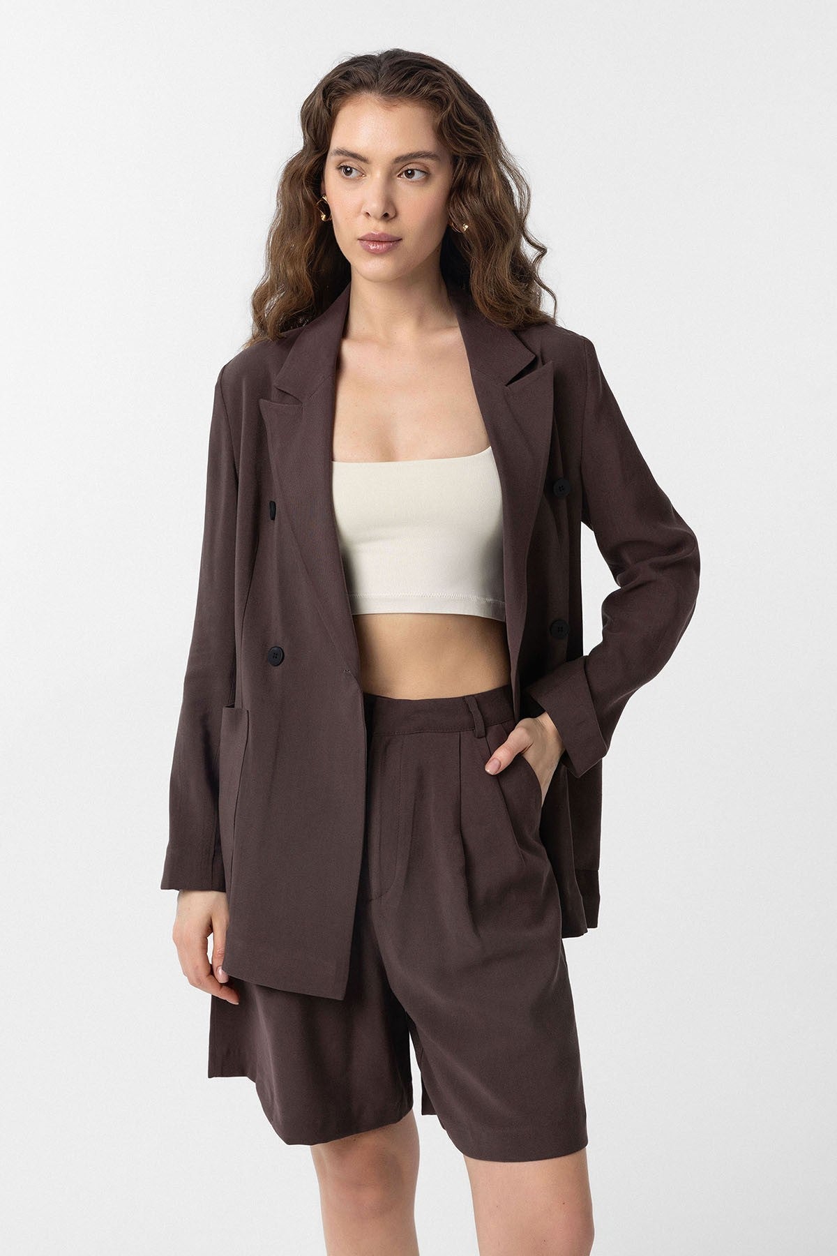 Antioch Kruvaze Kadın Blazer Ceket