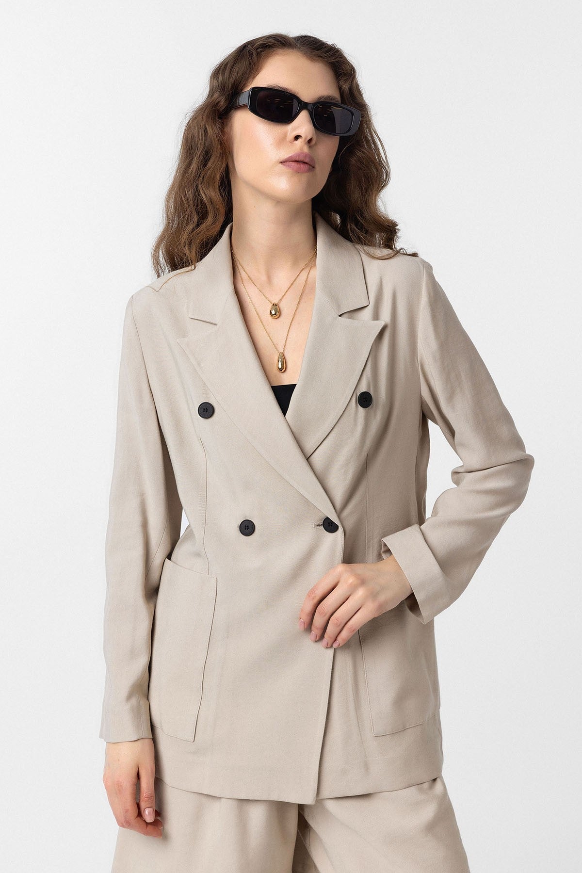 Antioch Kruvaze Kadın Blazer Ceket