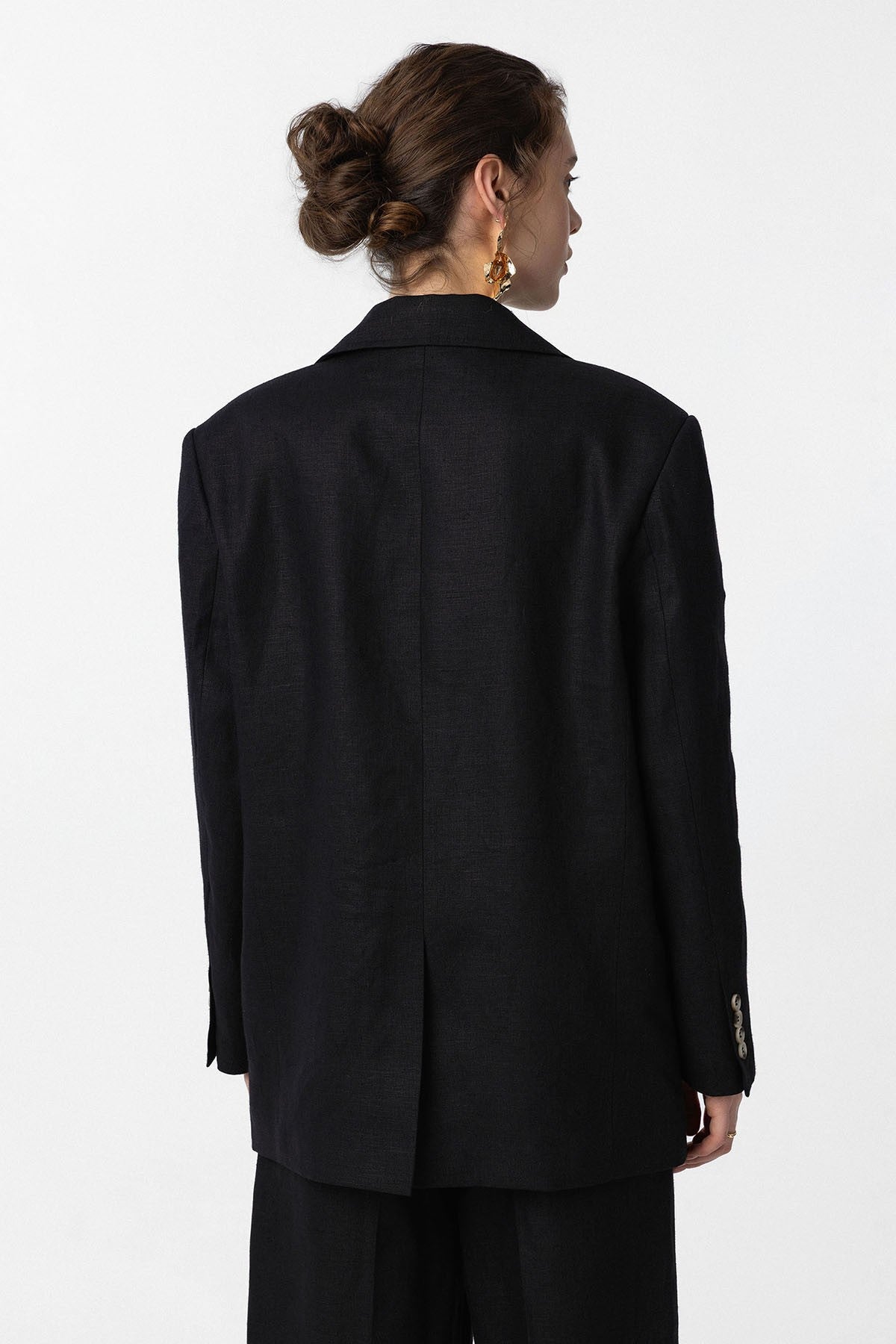 Antioch 100% Keten Kadın Blazer Ceket