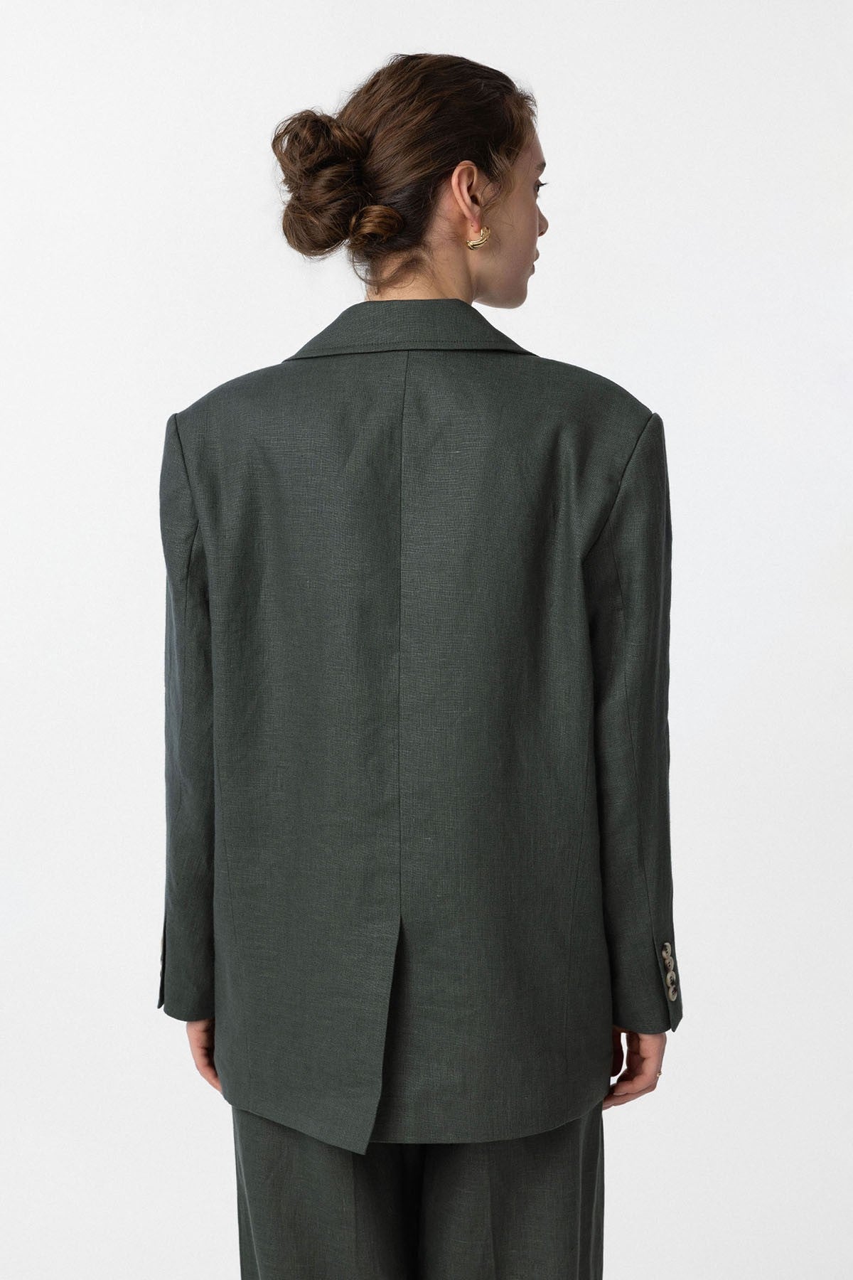 Antioch 100% Keten Kadın Blazer Ceket