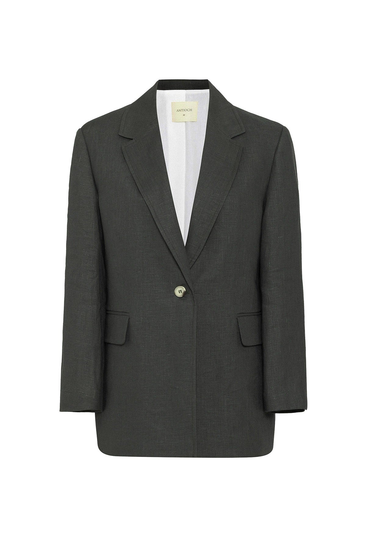 Antioch 100% Keten Kadın Blazer Ceket