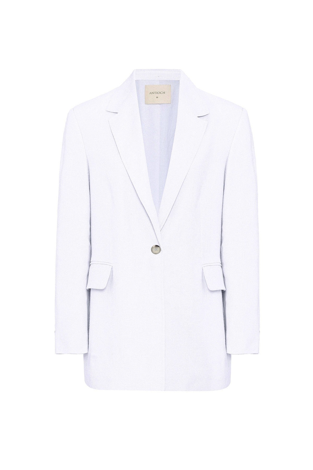 Antioch 100% Keten Kadın Blazer Ceket