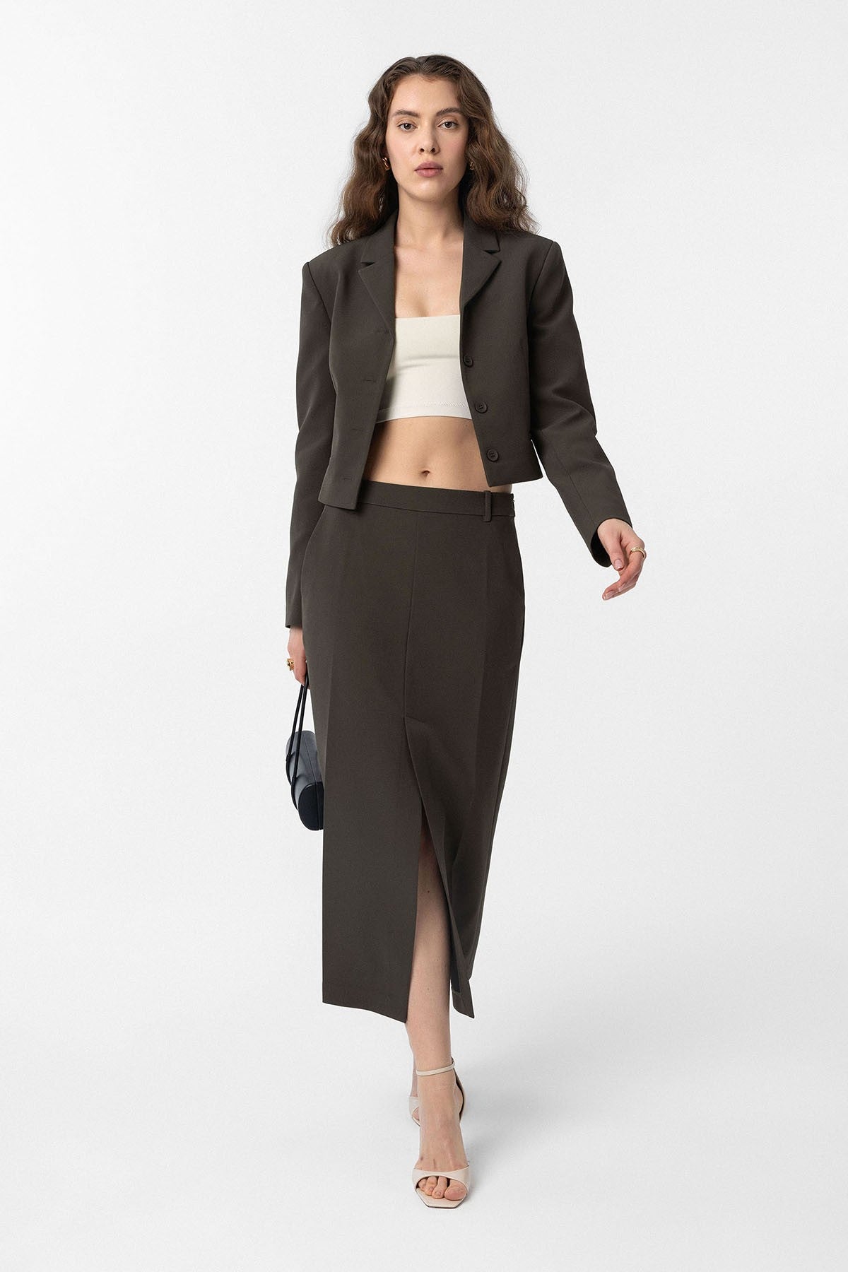 Antioch Crop Kadın Blazer Ceket