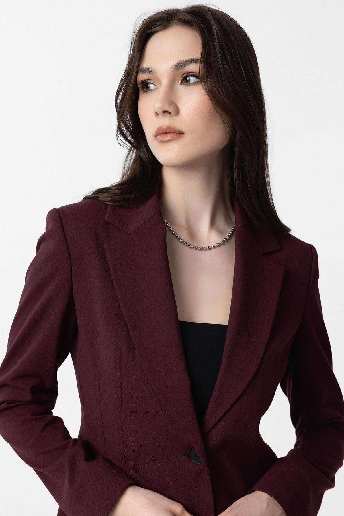 Antioch Vücuda Oturan Kadın Blazer Ceket