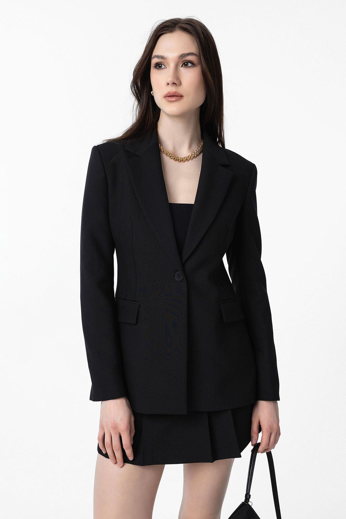 Antioch Vücuda Oturan Kadın Blazer Ceket
