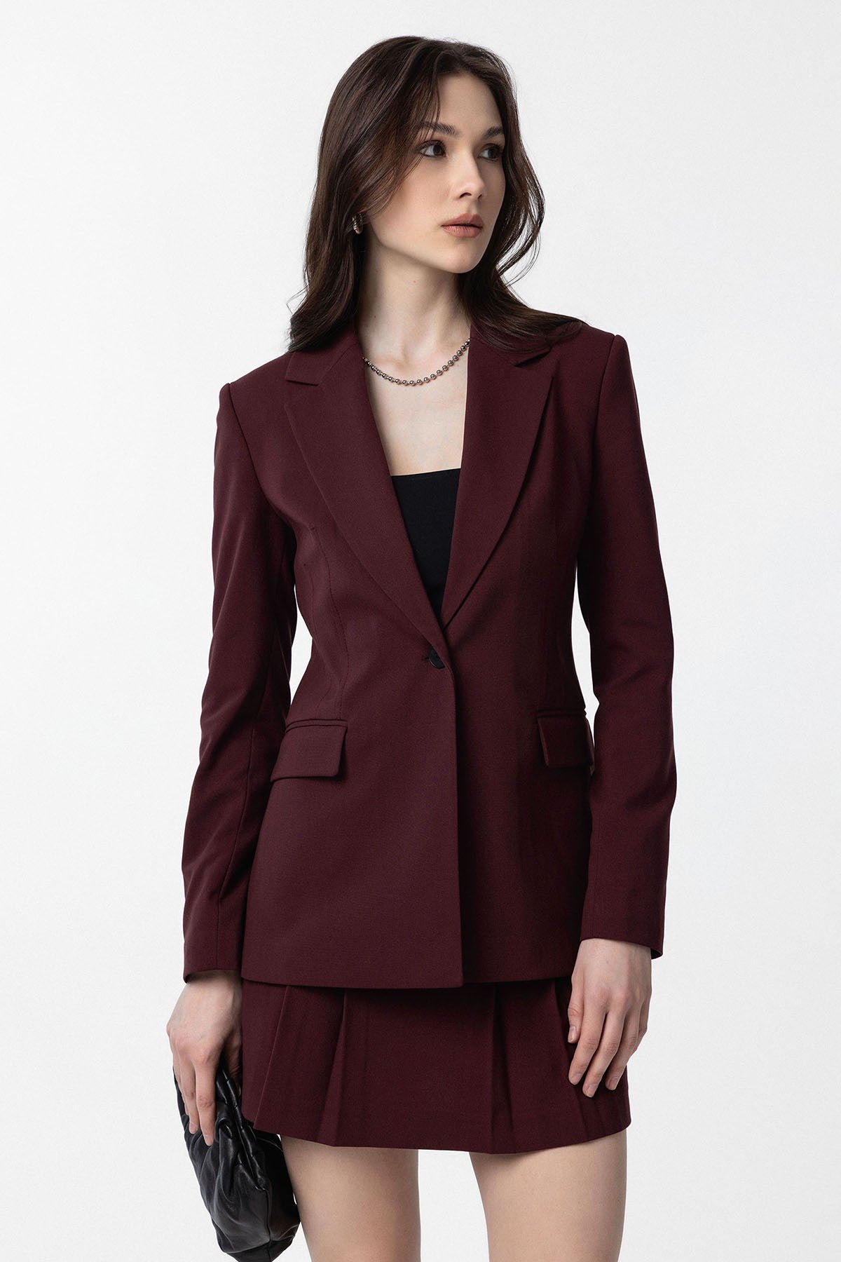 Antioch Vücuda Oturan Kadın Blazer Ceket