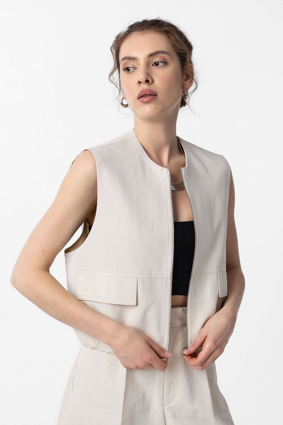 Antioch Oversize Kadın Yelek
