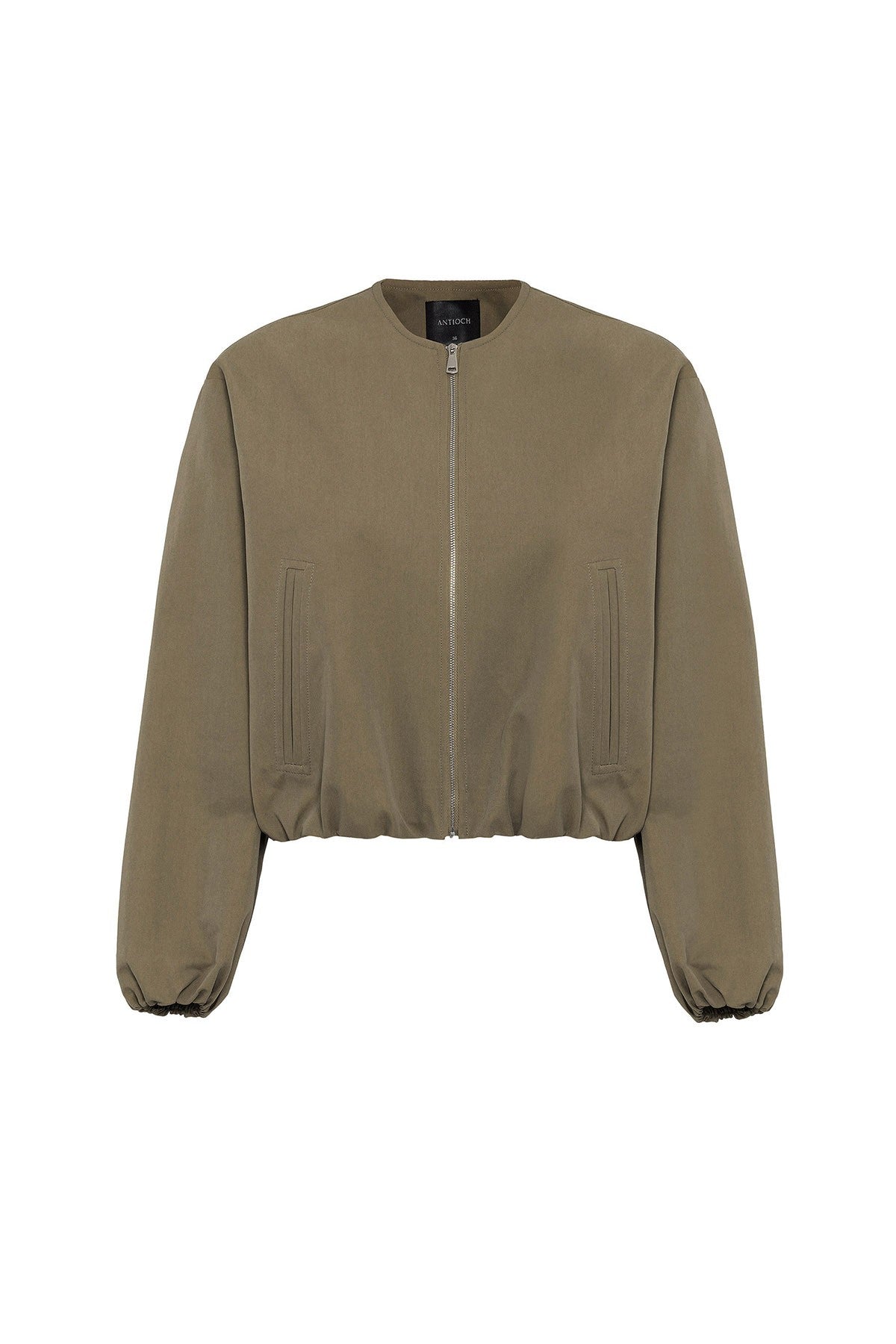 Crop Kadın Bomber Mont
