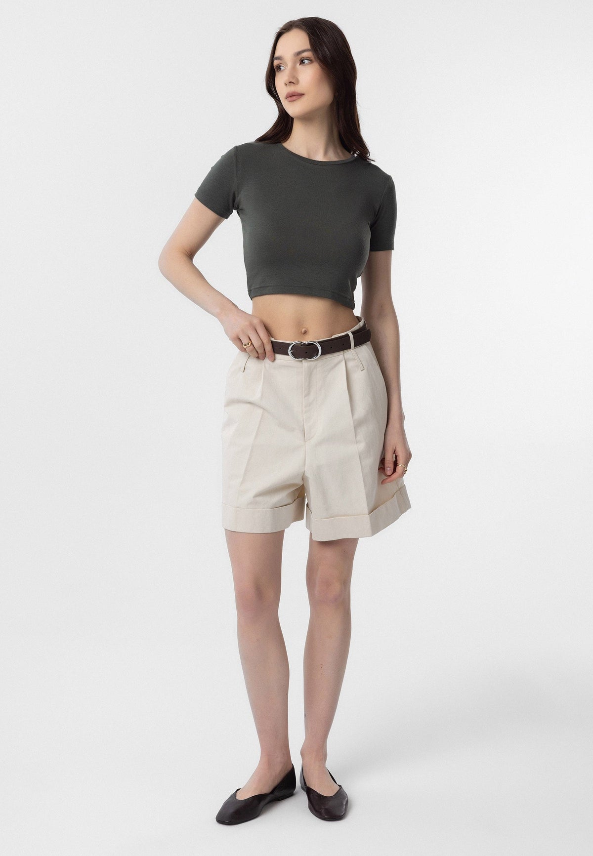 Antioch Crop Kadın T-Shirt