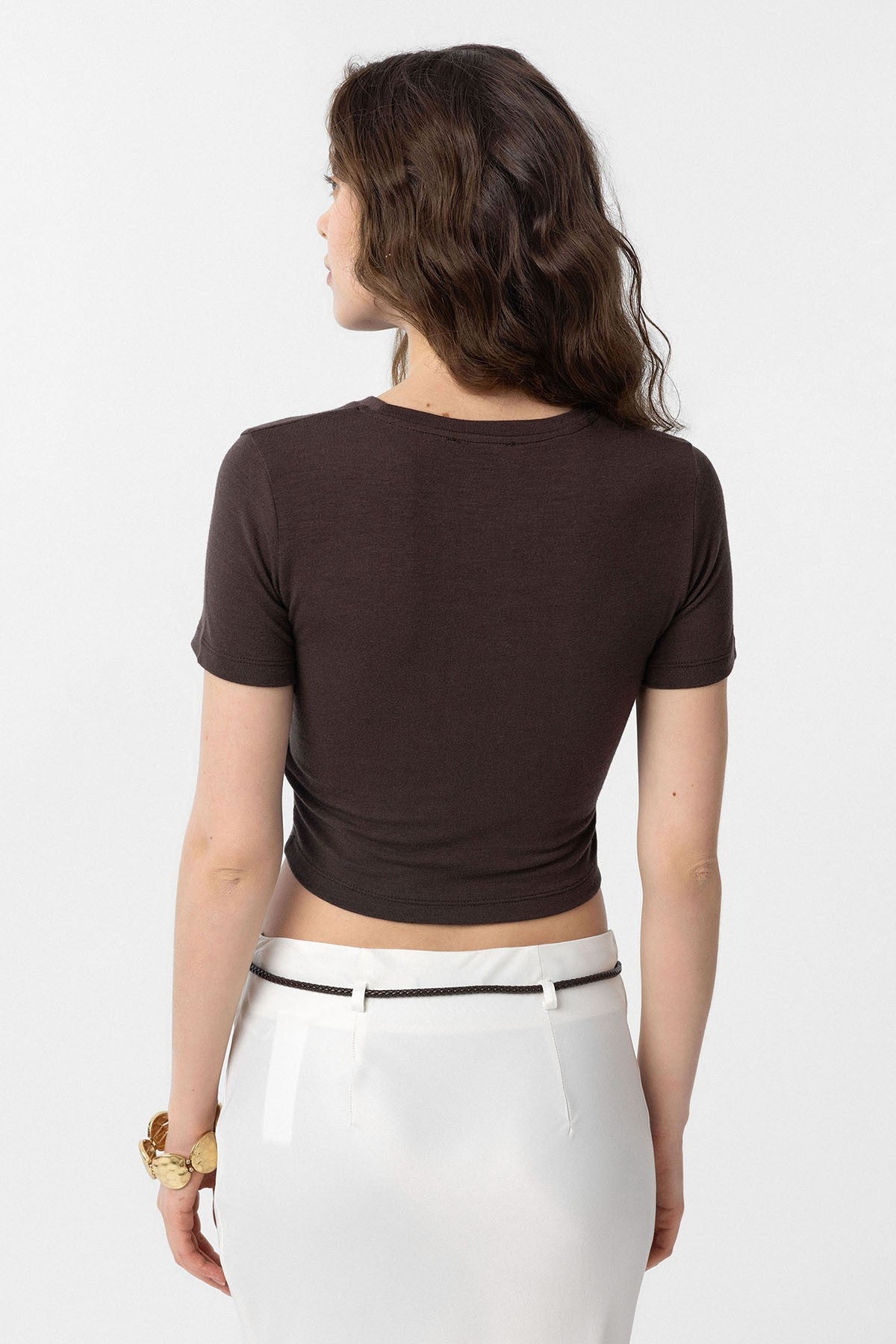 Antioch Crop Kadın T-Shirt