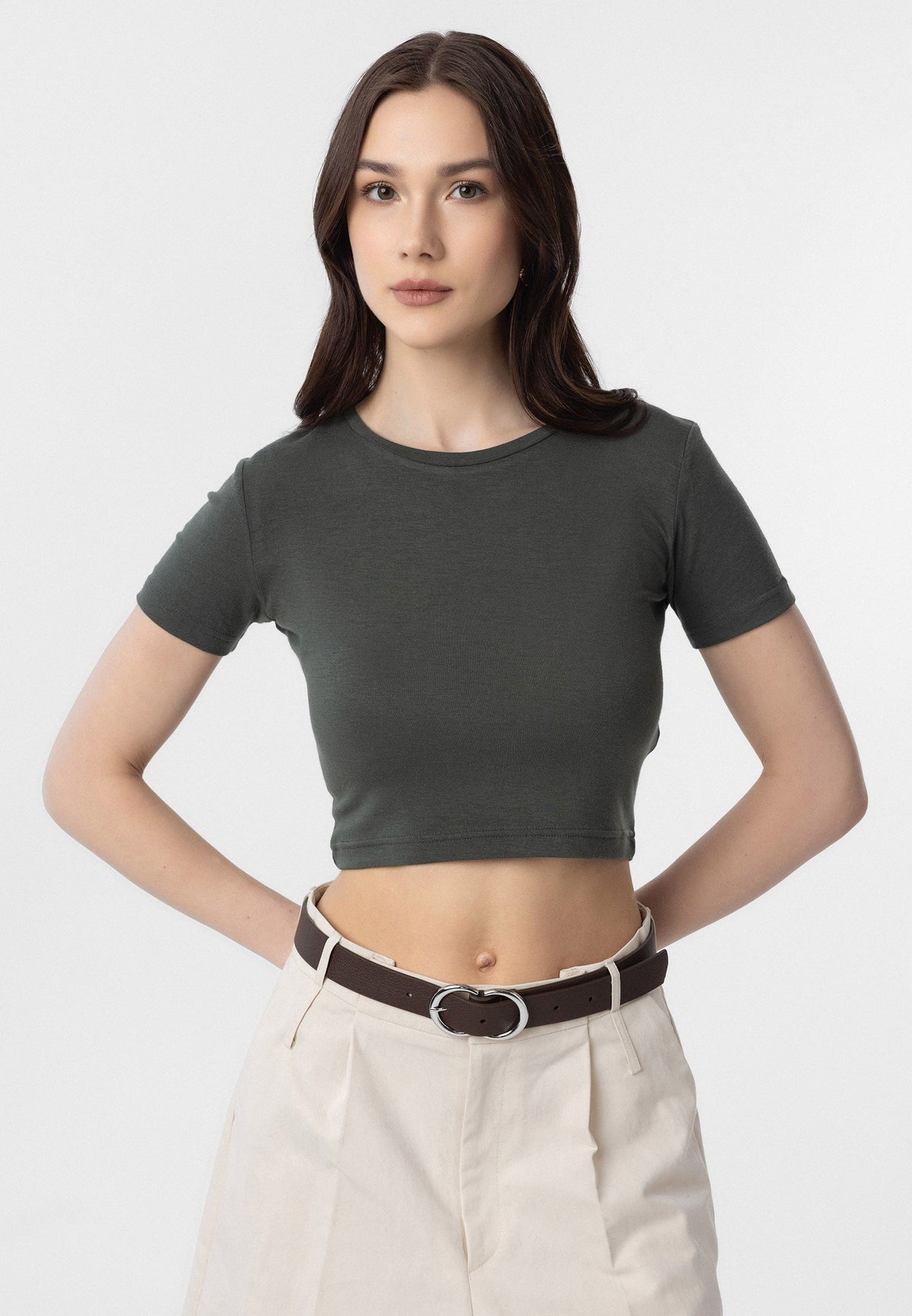 Antioch Crop Kadın T-Shirt