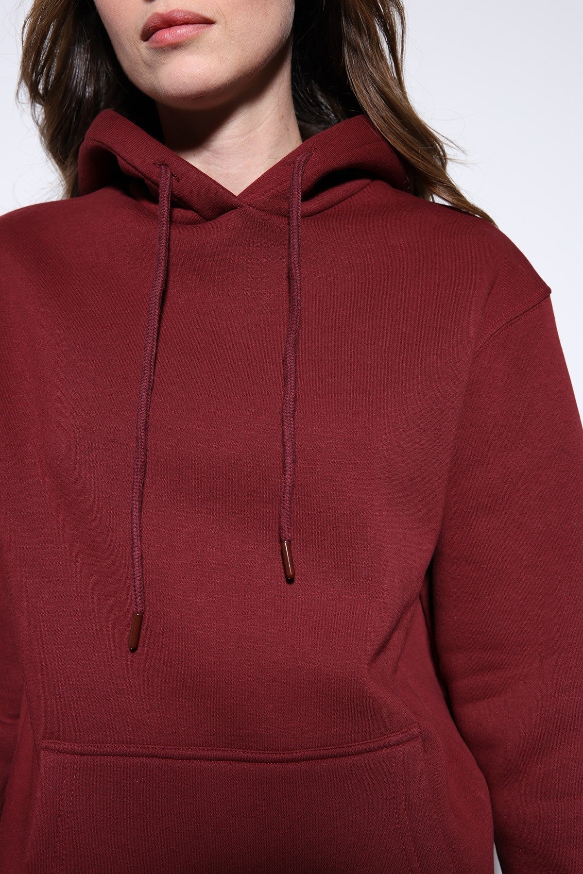 Antioch Kapüşonlu Basic Kadın Sweatshirt