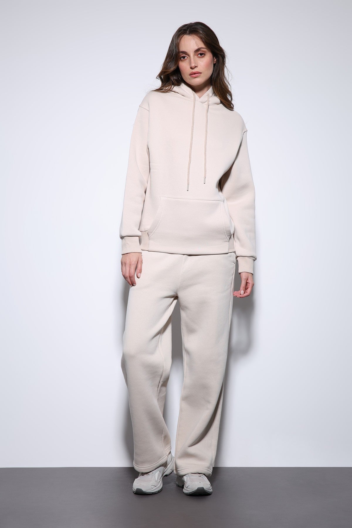 Antioch Kapüşonlu Basic Kadın Sweatshirt