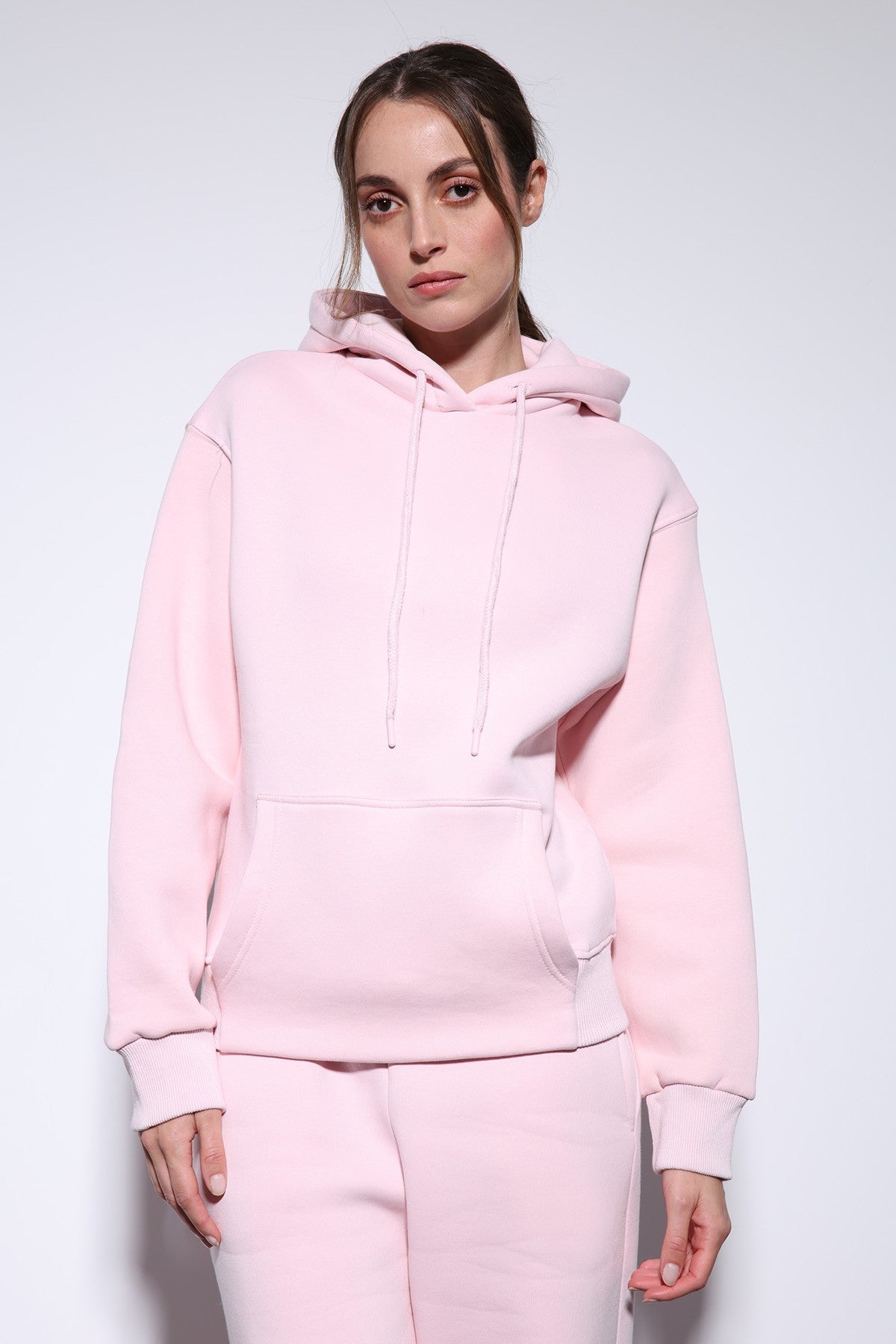 Antioch Kapüşonlu Basic Kadın Sweatshirt