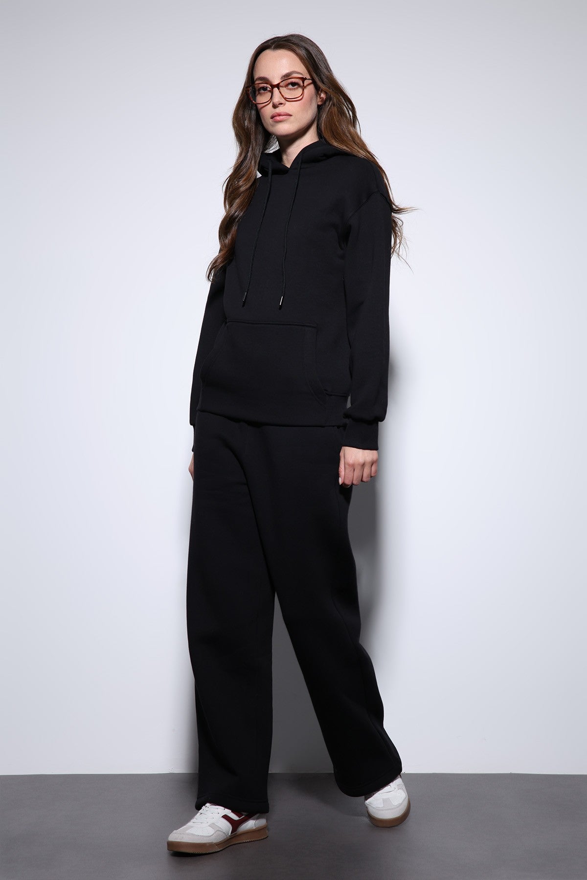 Antioch Kapüşonlu Basic Kadın Sweatshirt