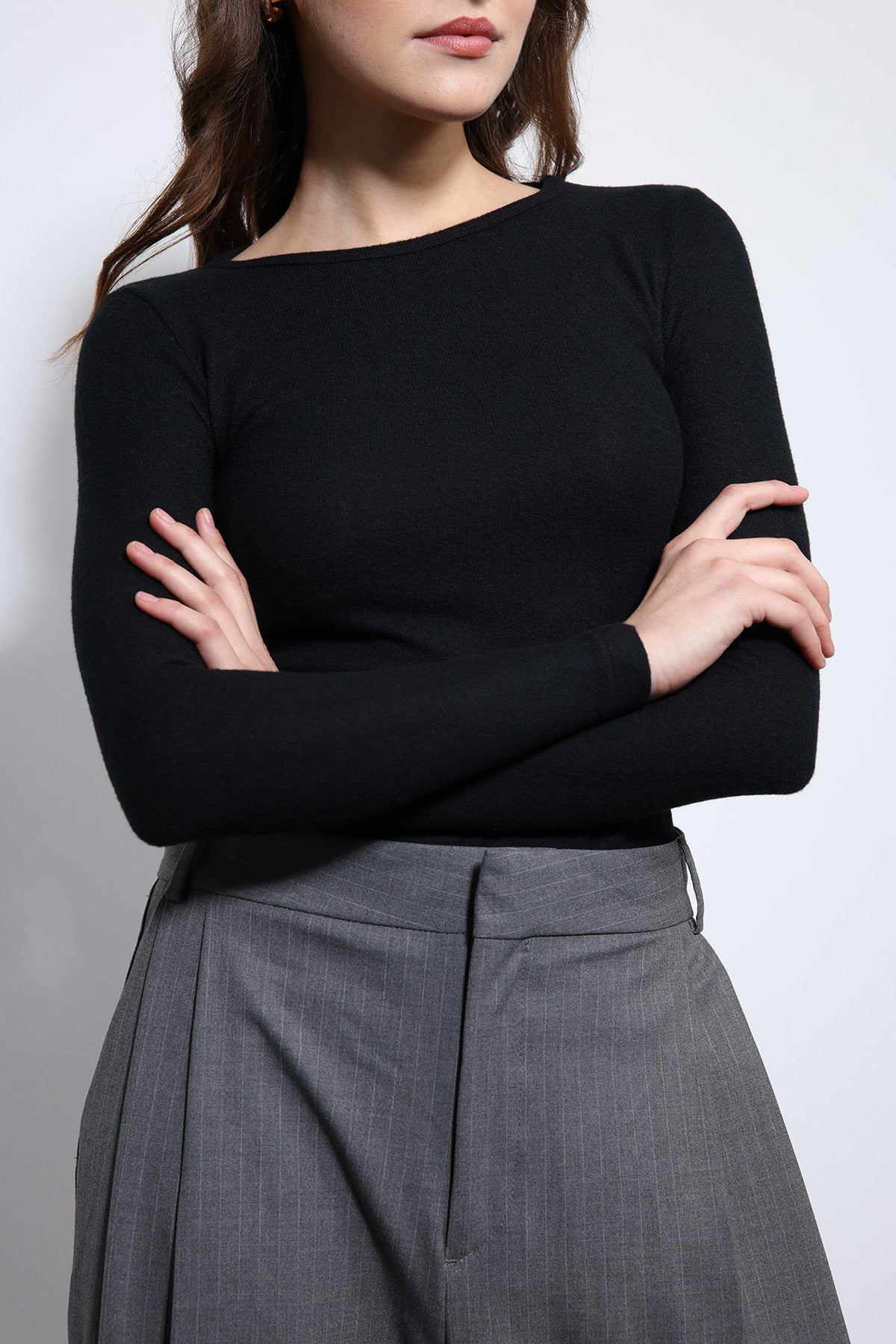 Antioch Basic Uzun Kollu T-Shirt