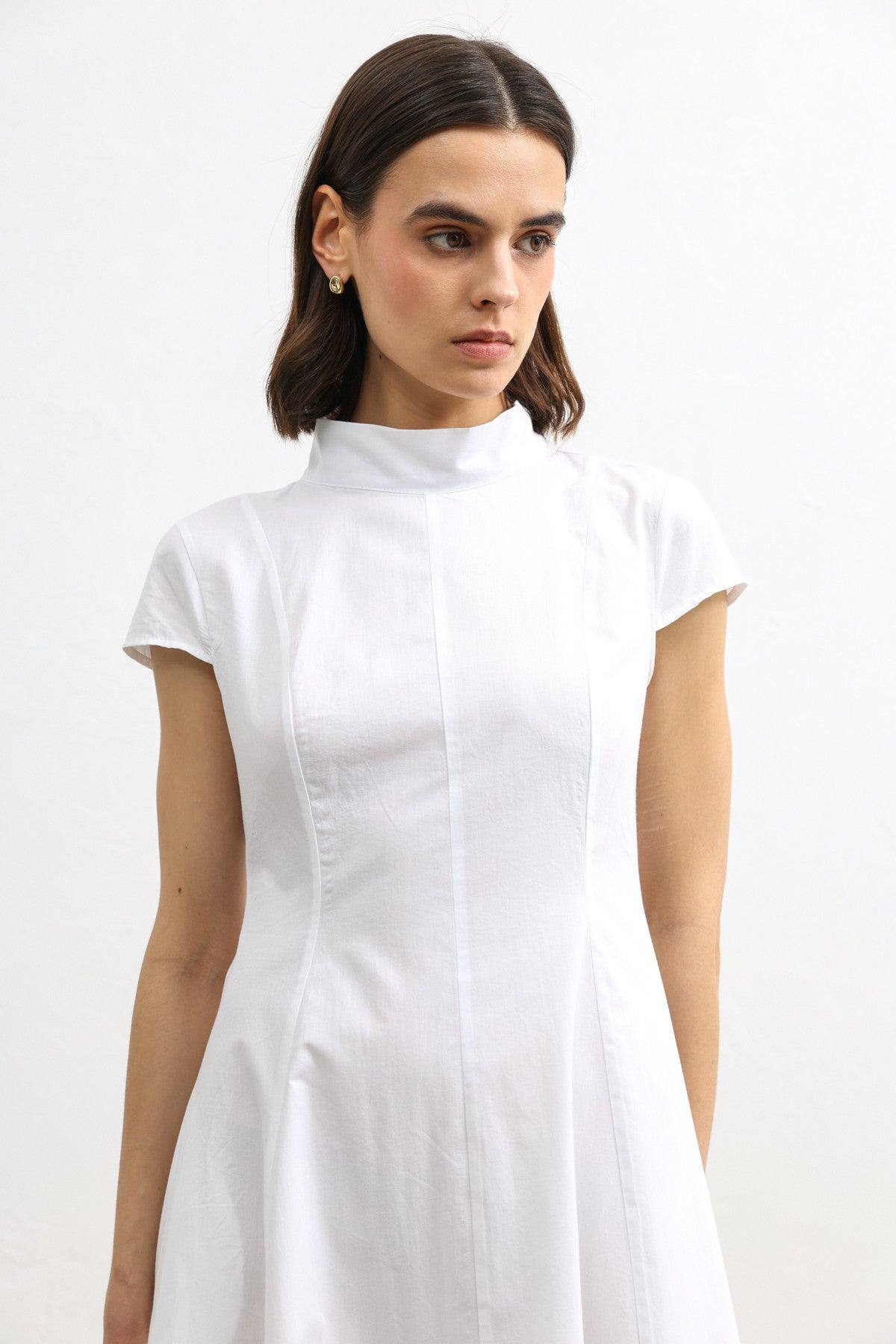 Antioch Poplin Kadın Midi Elbise