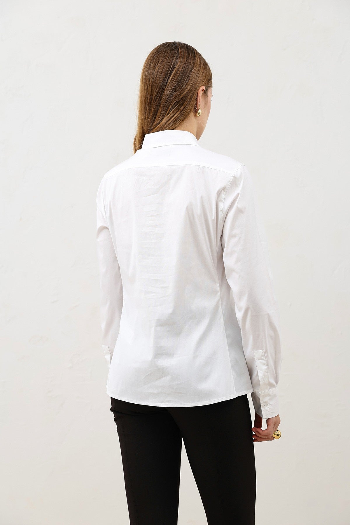 Antioch Basic Slim Fit Kadın Gömlek