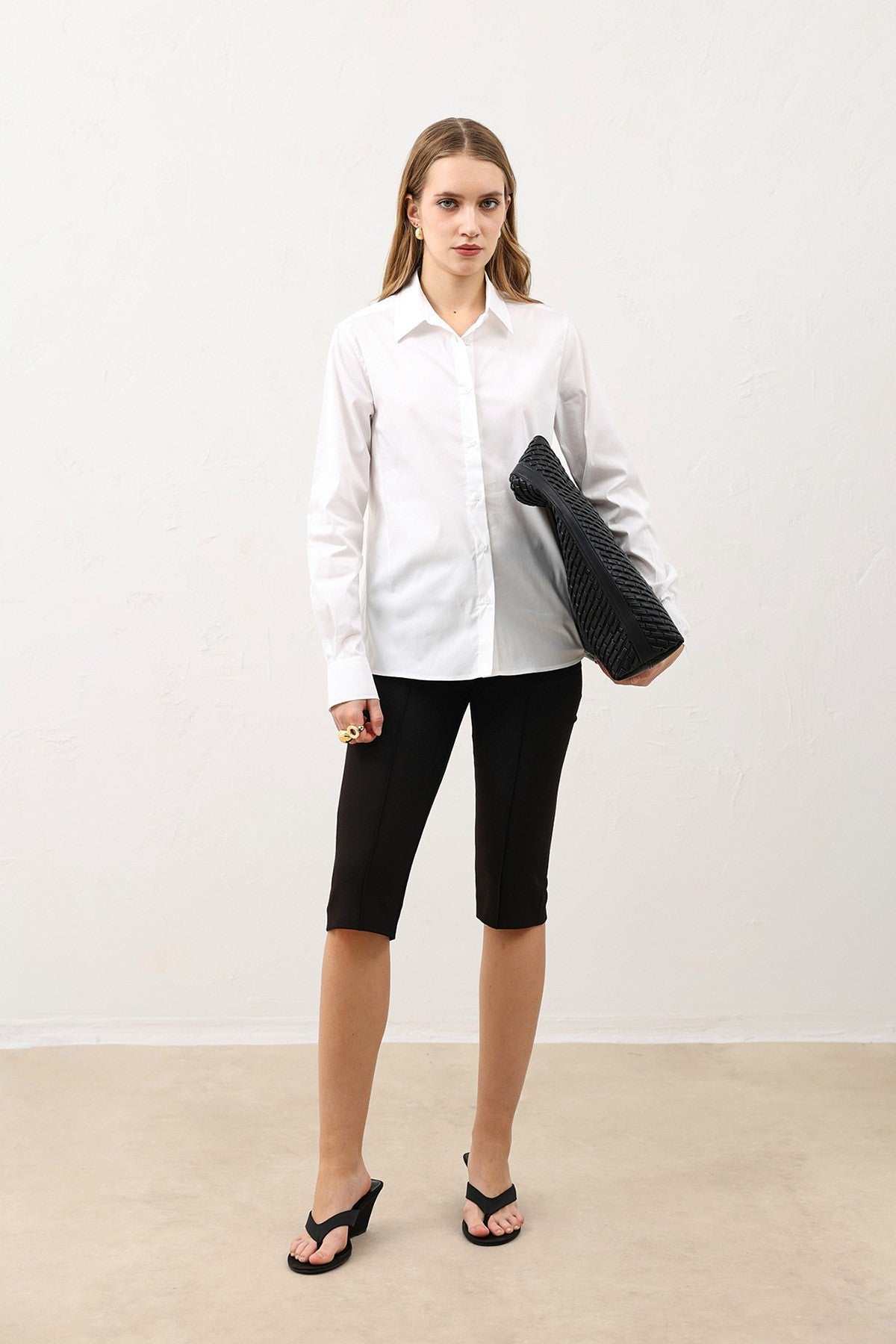 Antioch Basic Slim Fit Kadın Gömlek