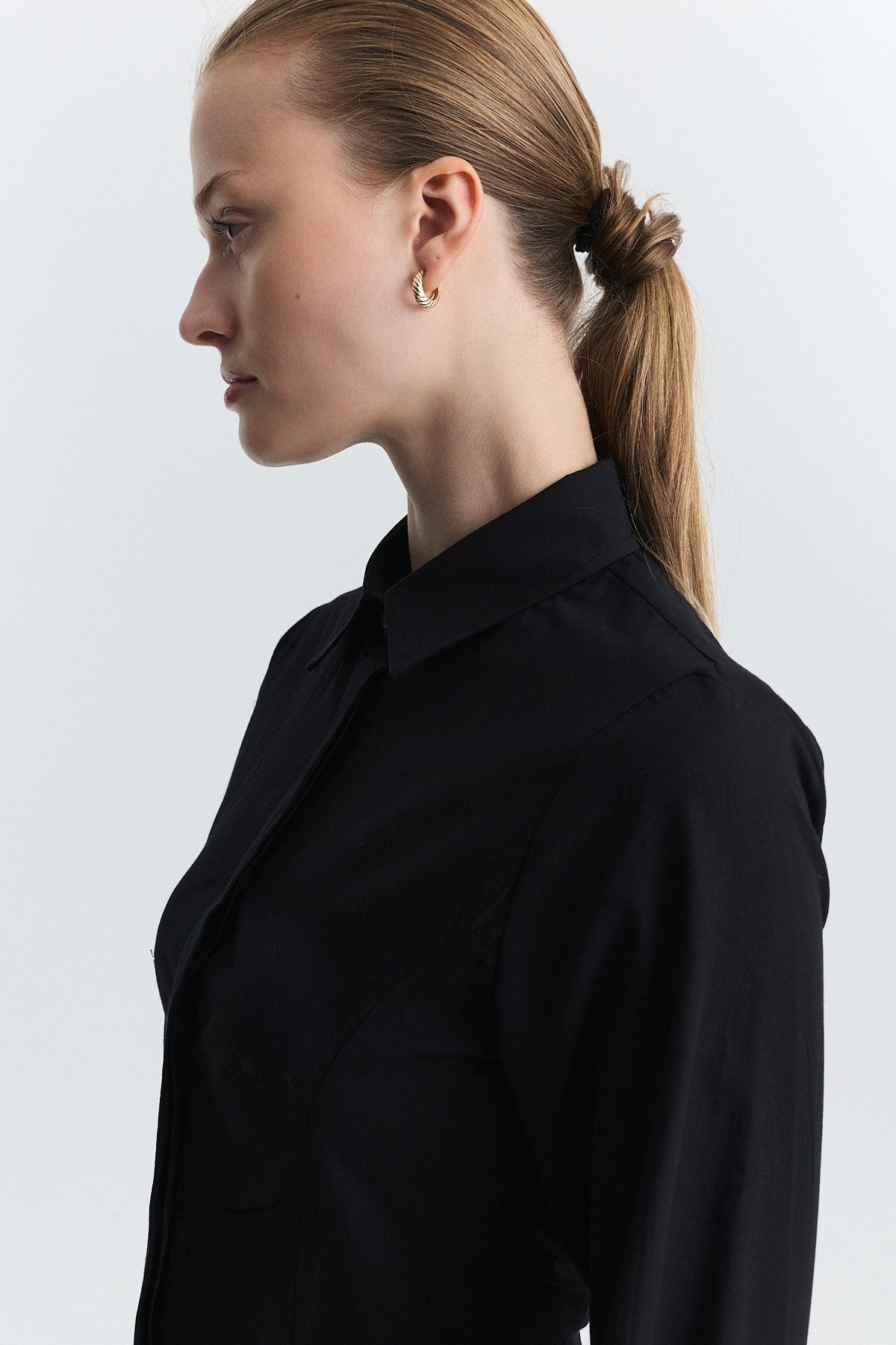 Peplum Poplin Gömlek