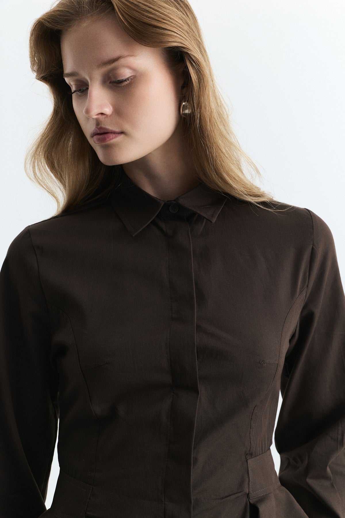 Peplum Poplin Gömlek