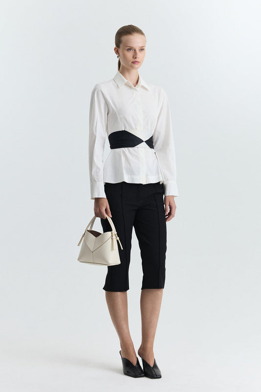 Peplum Poplin Gömlek