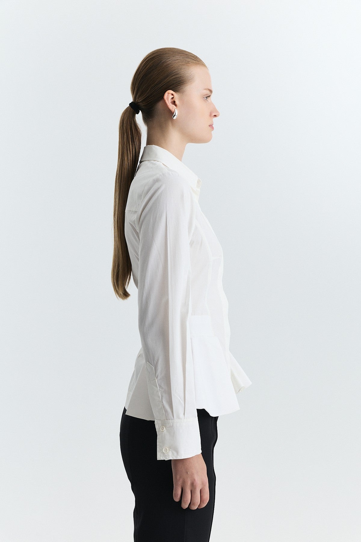 Peplum Poplin Gömlek