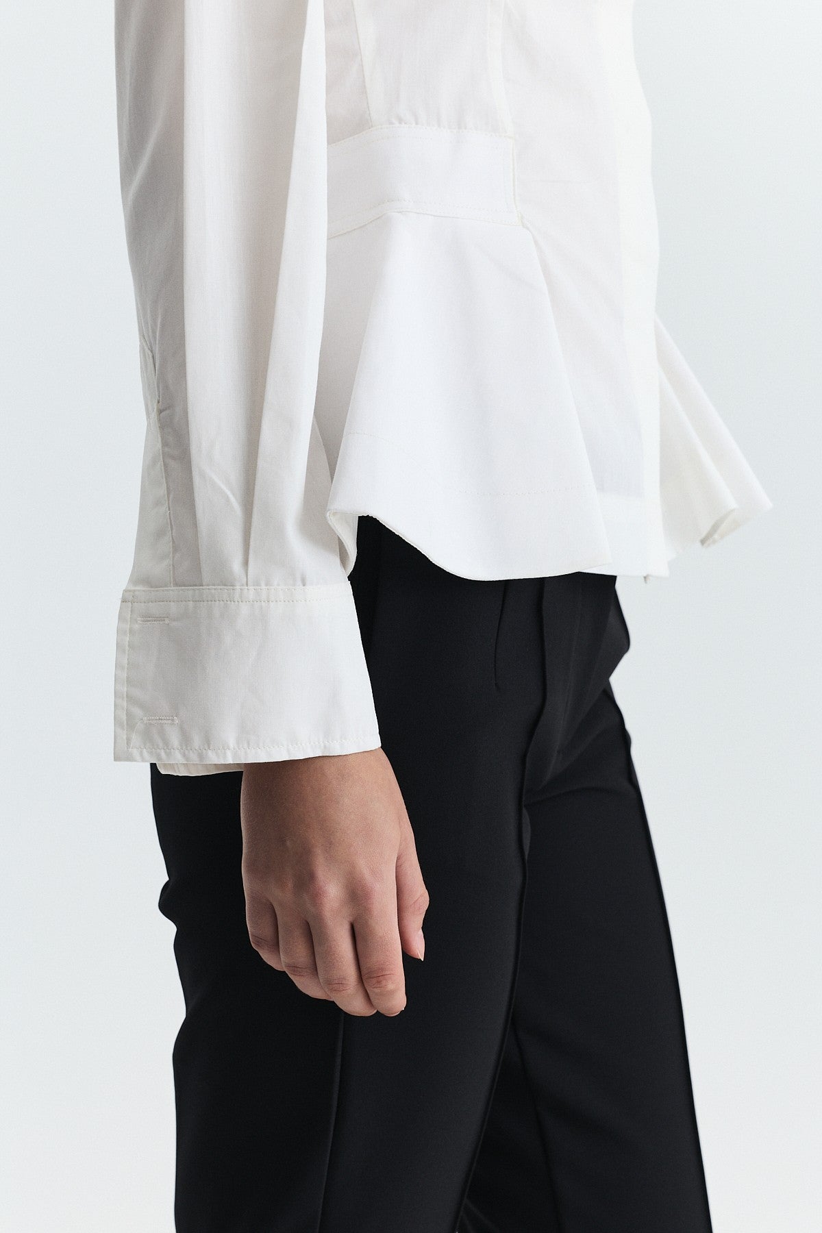 Peplum Poplin Gömlek