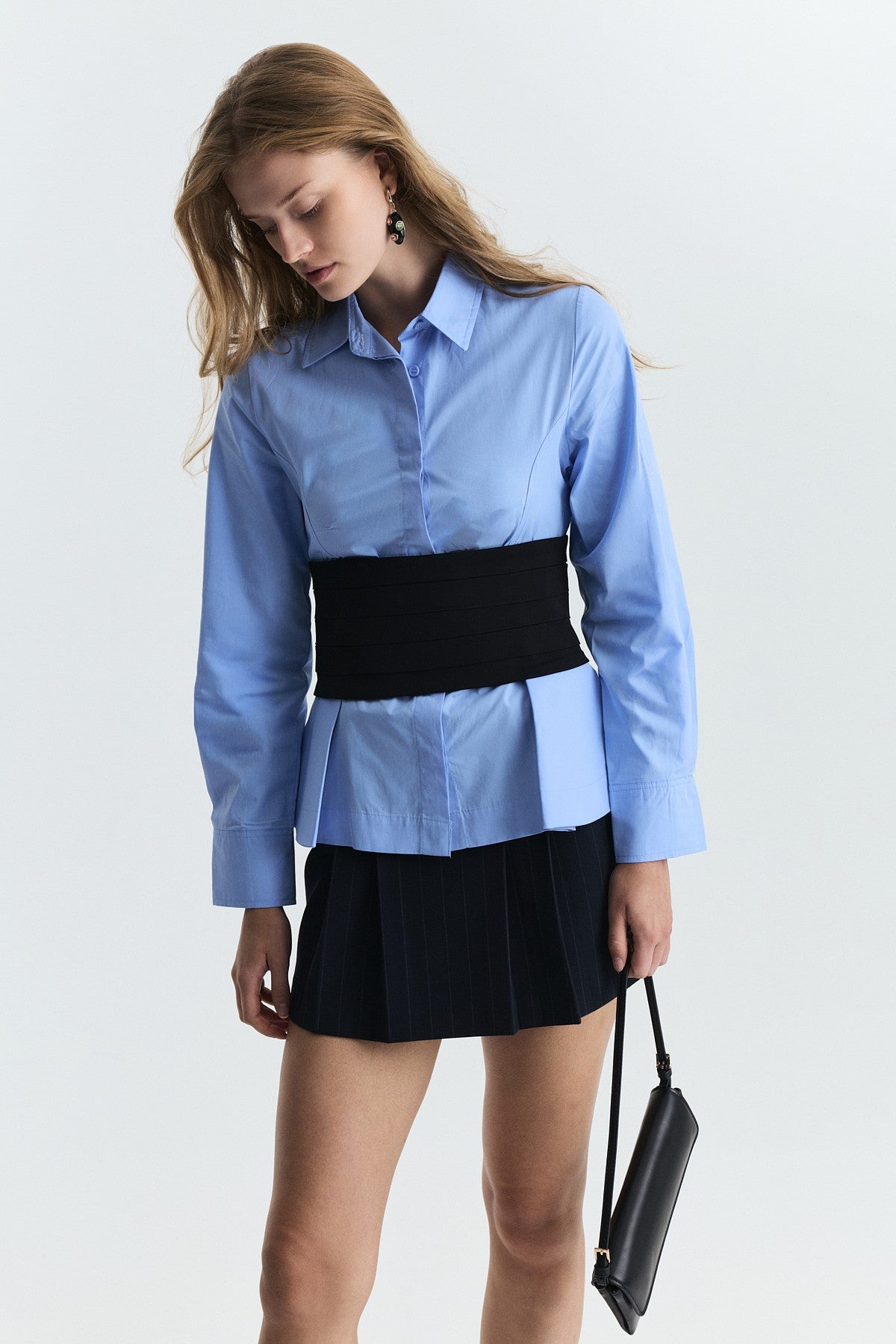 Peplum Poplin Gömlek