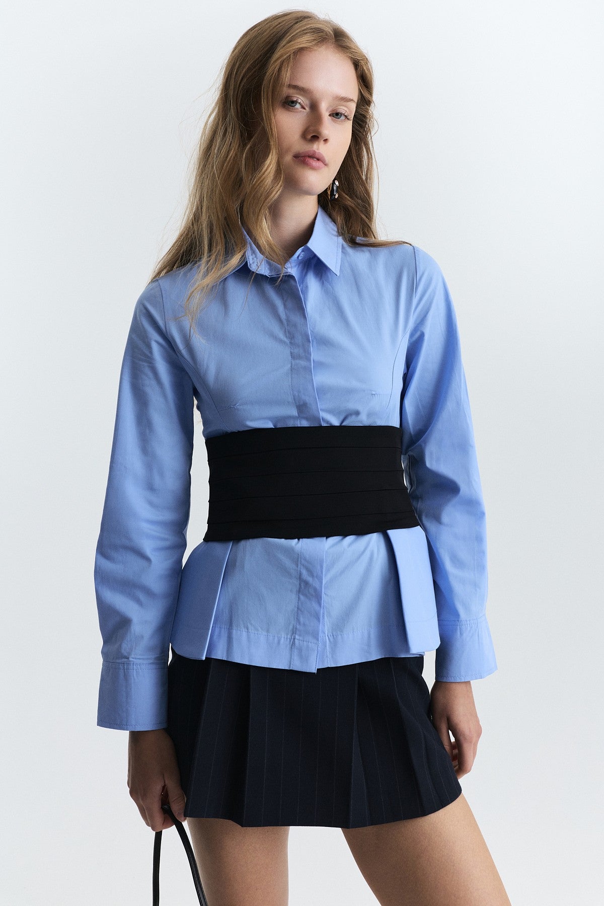 Peplum Poplin Gömlek