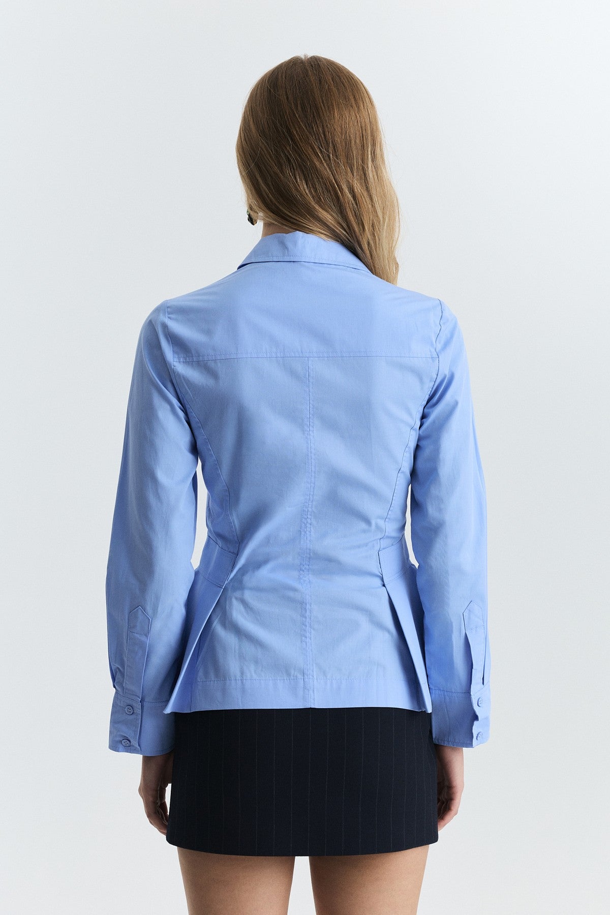 Peplum Poplin Gömlek
