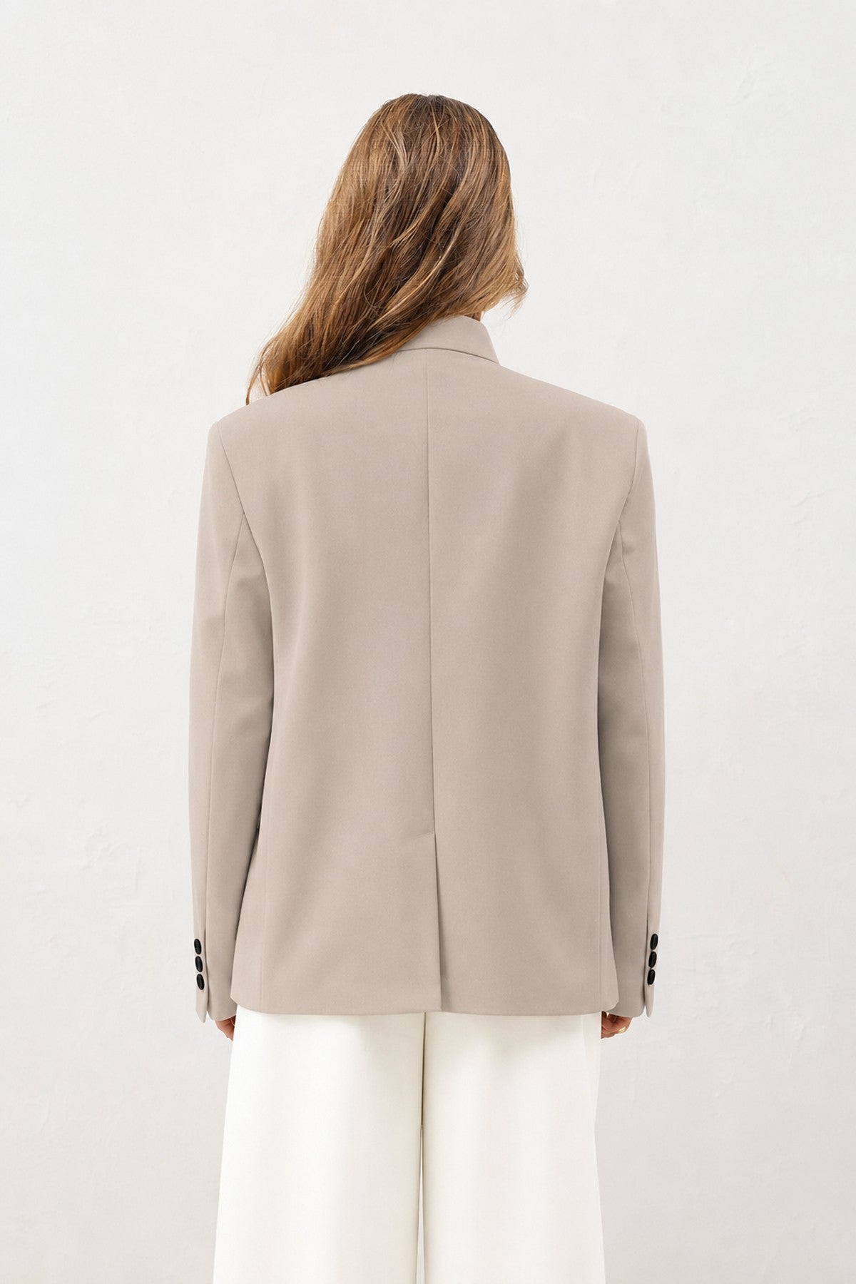 Dik Yaka Kadın Blazer Ceket