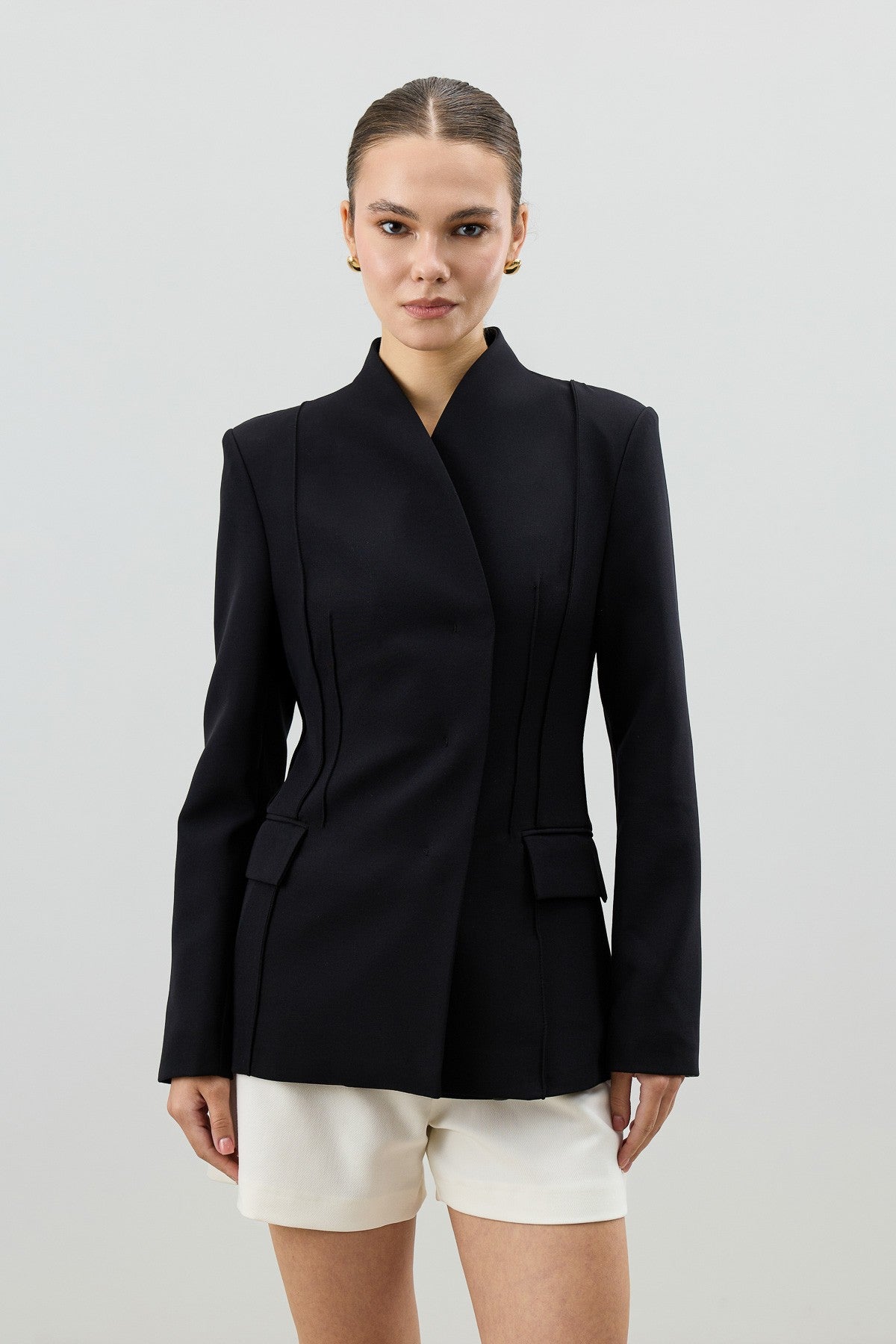 Antioch Vücuda Oturan Kadın Blazer Ceket